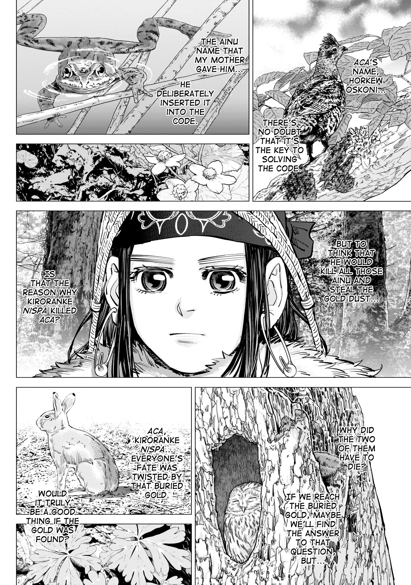 Golden Kamui Chapter 241 page 12 - Chapter 241: The Kamuy That Vanished