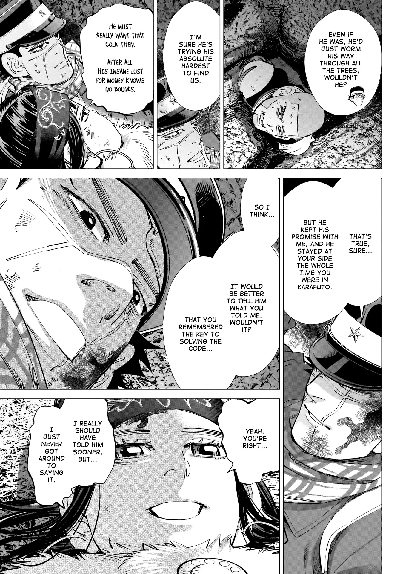 Golden Kamui Chapter 242 page 11 - Chapter 242: Each in Turn