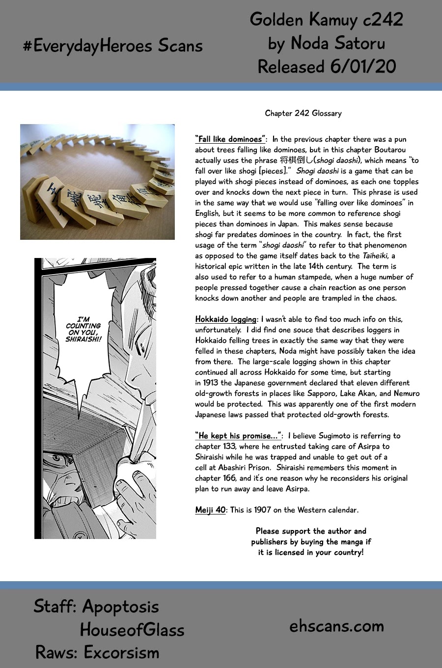 Golden Kamui Chapter 242 page 18 - Chapter 242: Each in Turn