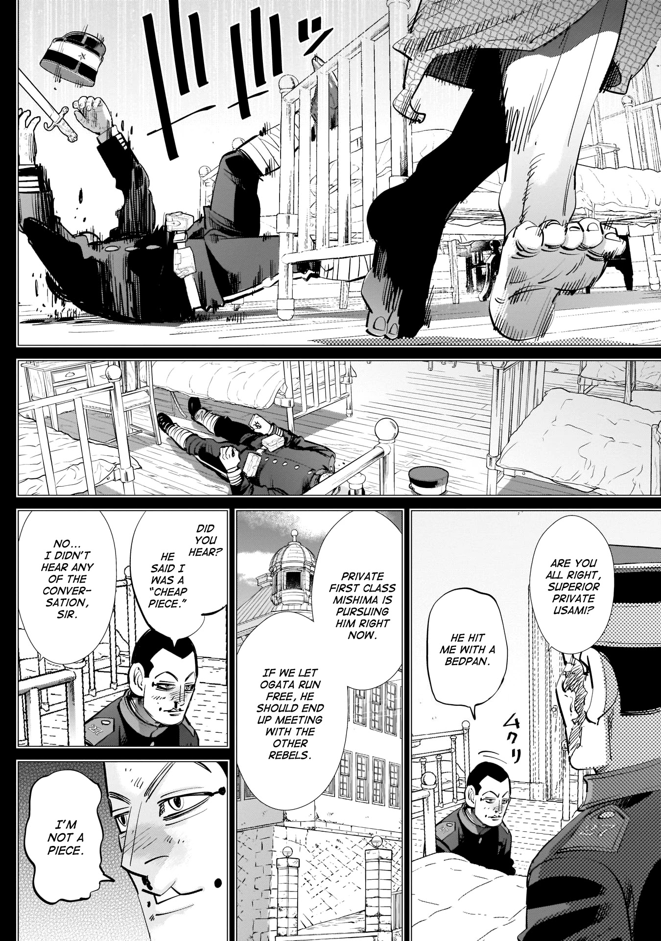 Golden Kamui Chapter 243 page 14 - Chapter 243: The Superior Privates