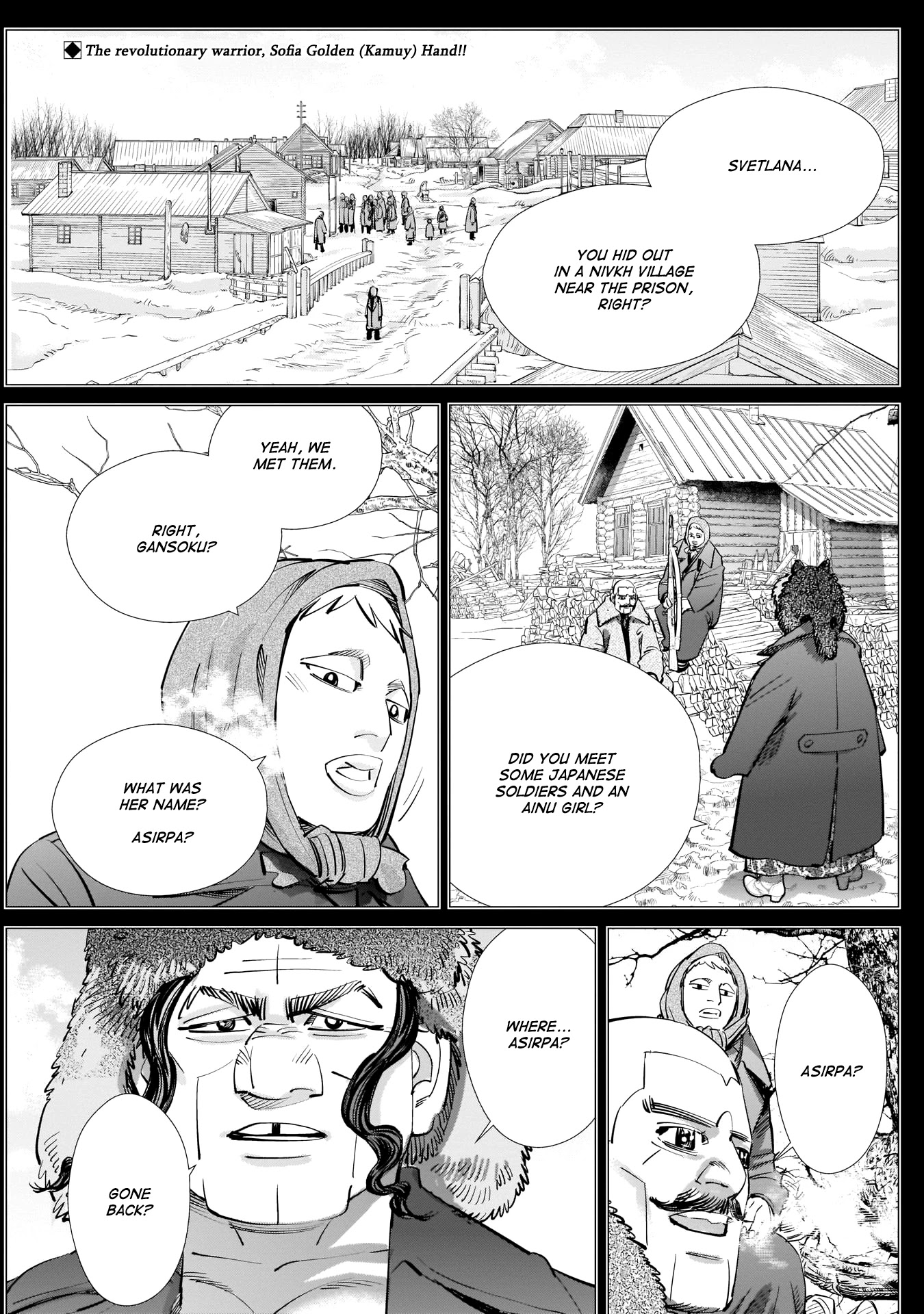 Golden Kamui Chapter 244 page 1 - Chapter 244: Landing in Otaru