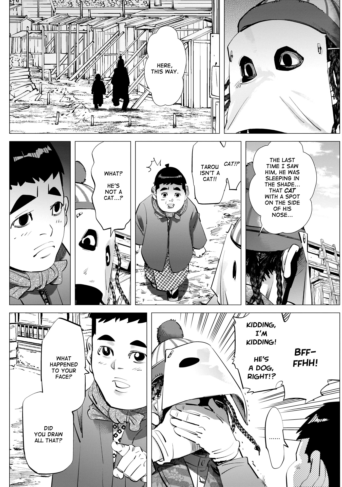 Golden Kamui Chapter 244 page 12 - Chapter 244: Landing in Otaru