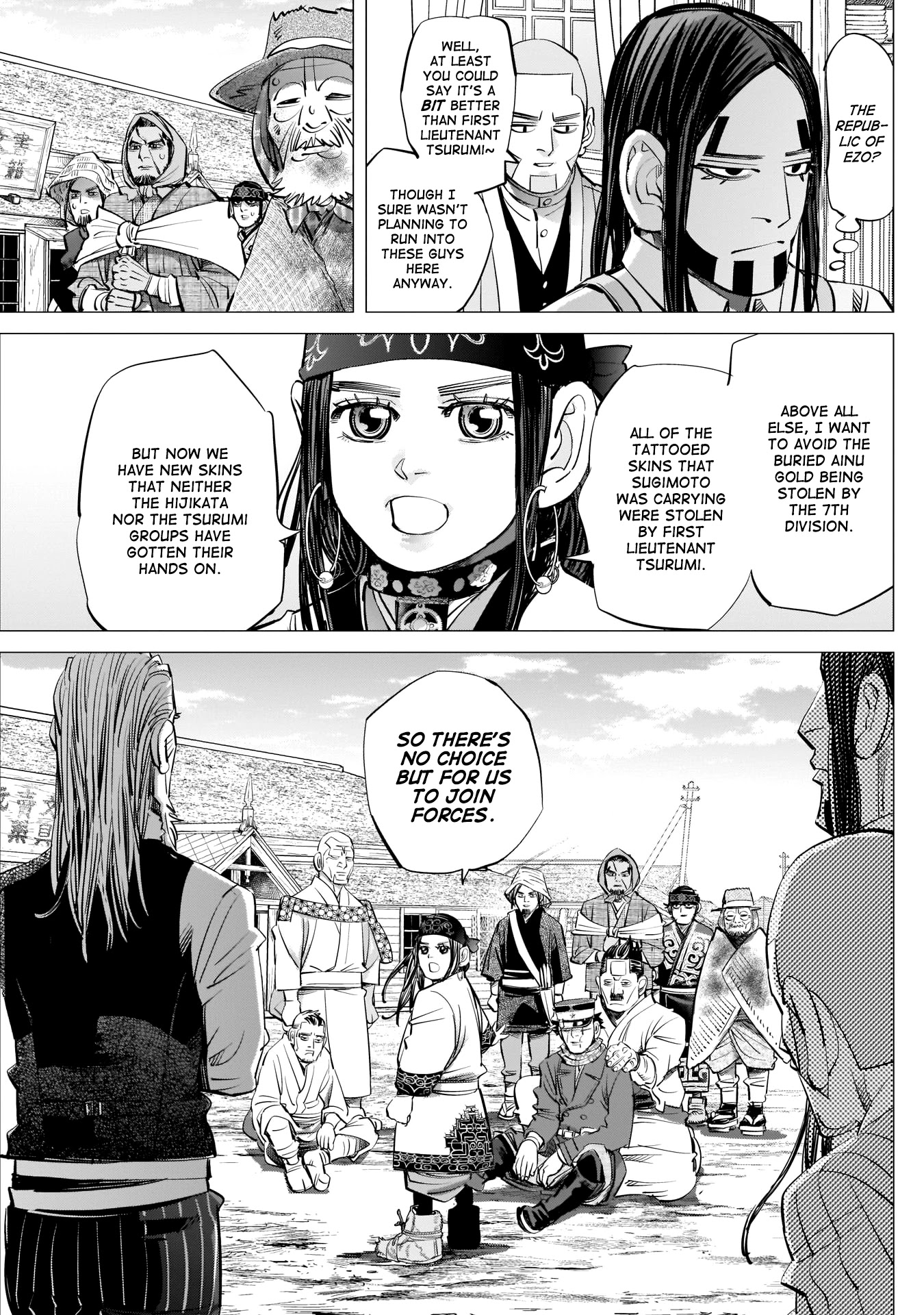 Golden Kamui Chapter 246 page 15 - Chapter 246: The Icon of the Ainu