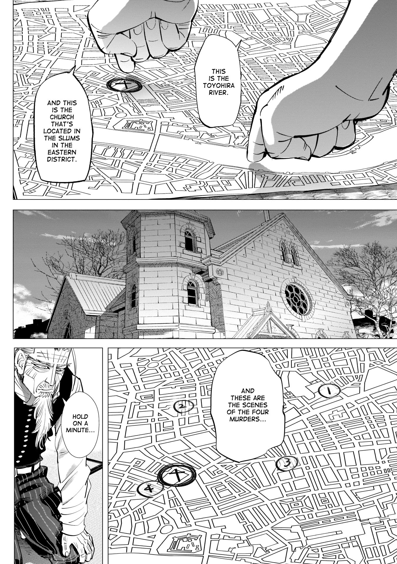 Golden Kamui Chapter 248 page 12 - Chapter 248: Church