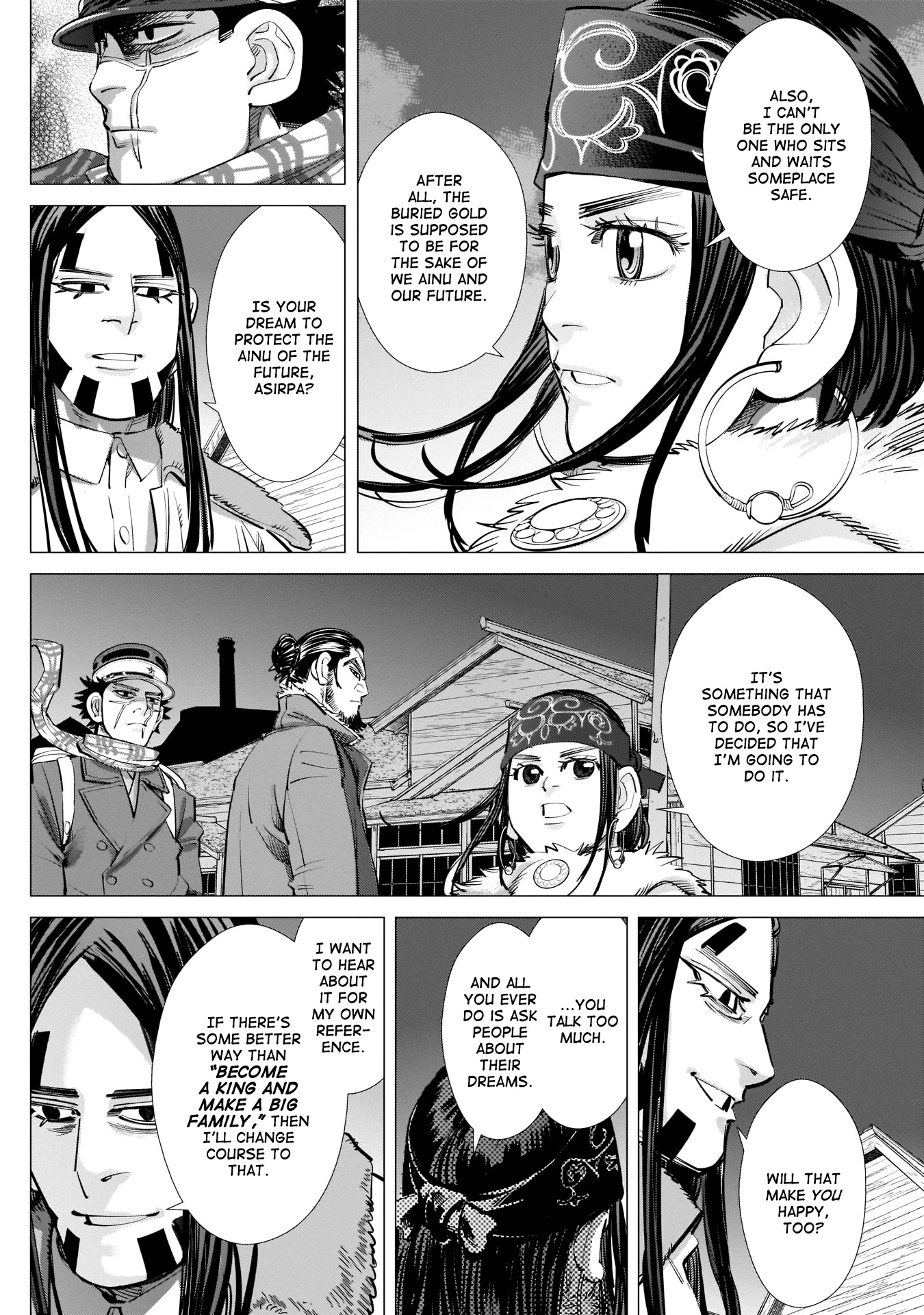 Golden Kamui Chapter 249 page 8 - Chapter 249: Various Dreams