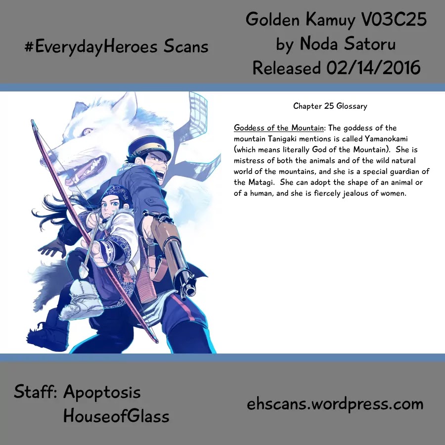 Golden Kamui Chapter 25 page 19 - Chapter 25: Yuk
