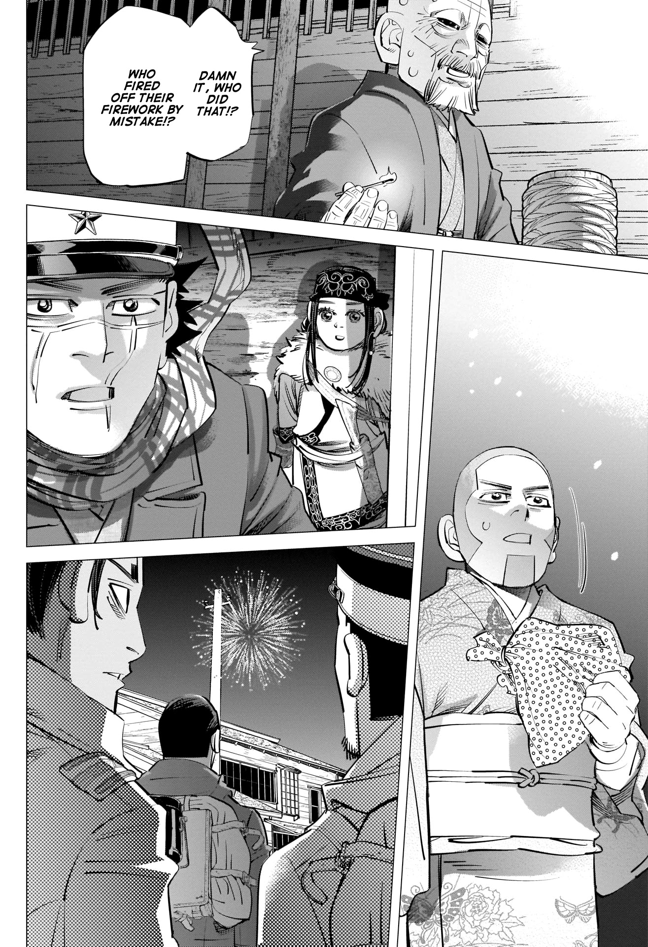 Golden Kamui Chapter 250 page 12 - Chapter 250: Fireworks