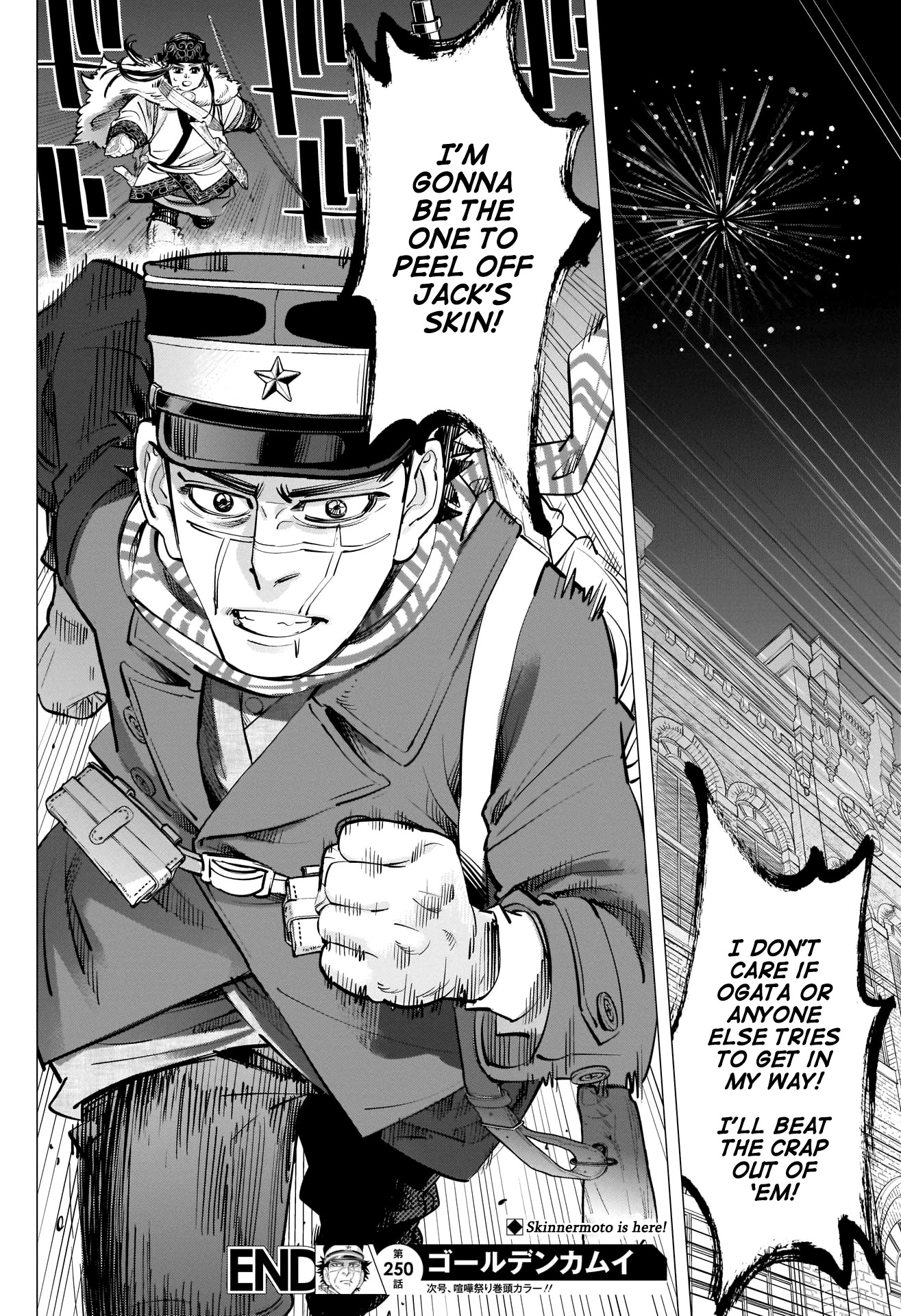 Golden Kamui Chapter 250 page 18 - Chapter 250: Fireworks