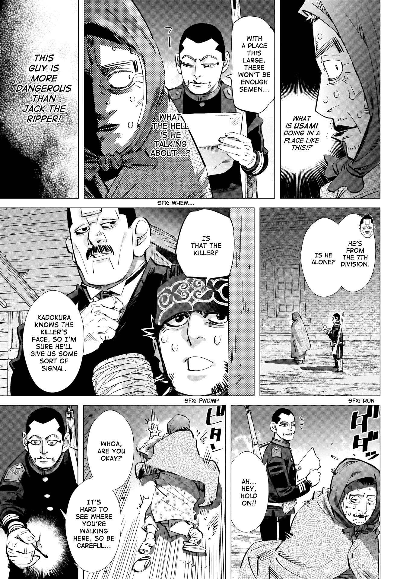 Golden Kamui Chapter 250 page 3 - Chapter 250: Fireworks
