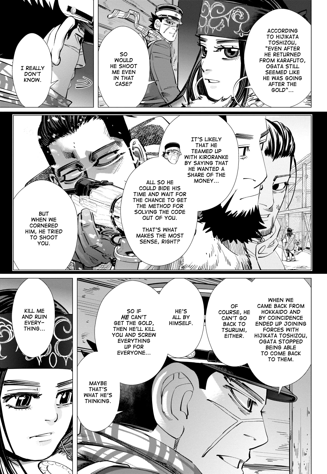 Golden Kamui Chapter 250 page 5 - Chapter 250: Fireworks