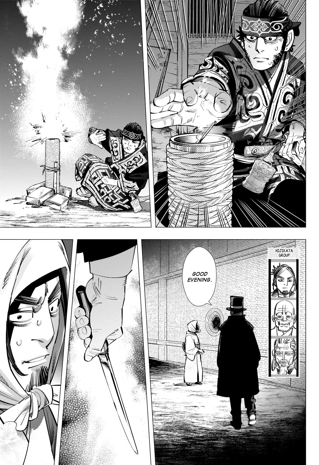 Golden Kamui Chapter 250 page 9 - Chapter 250: Fireworks