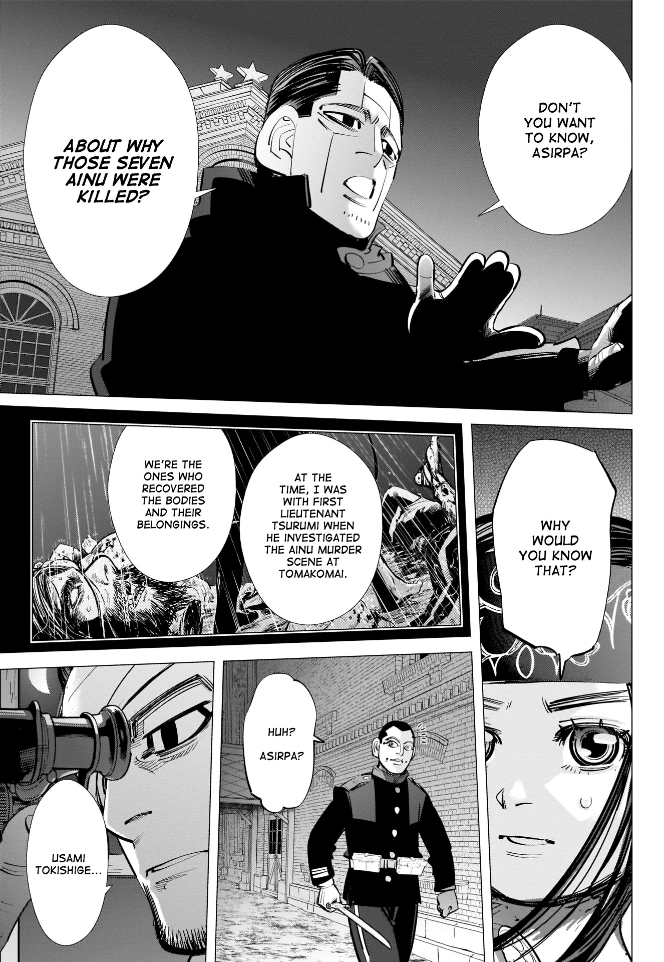 Golden Kamui Chapter 252 page 15 - Chapter 252: The Beer Storage Room