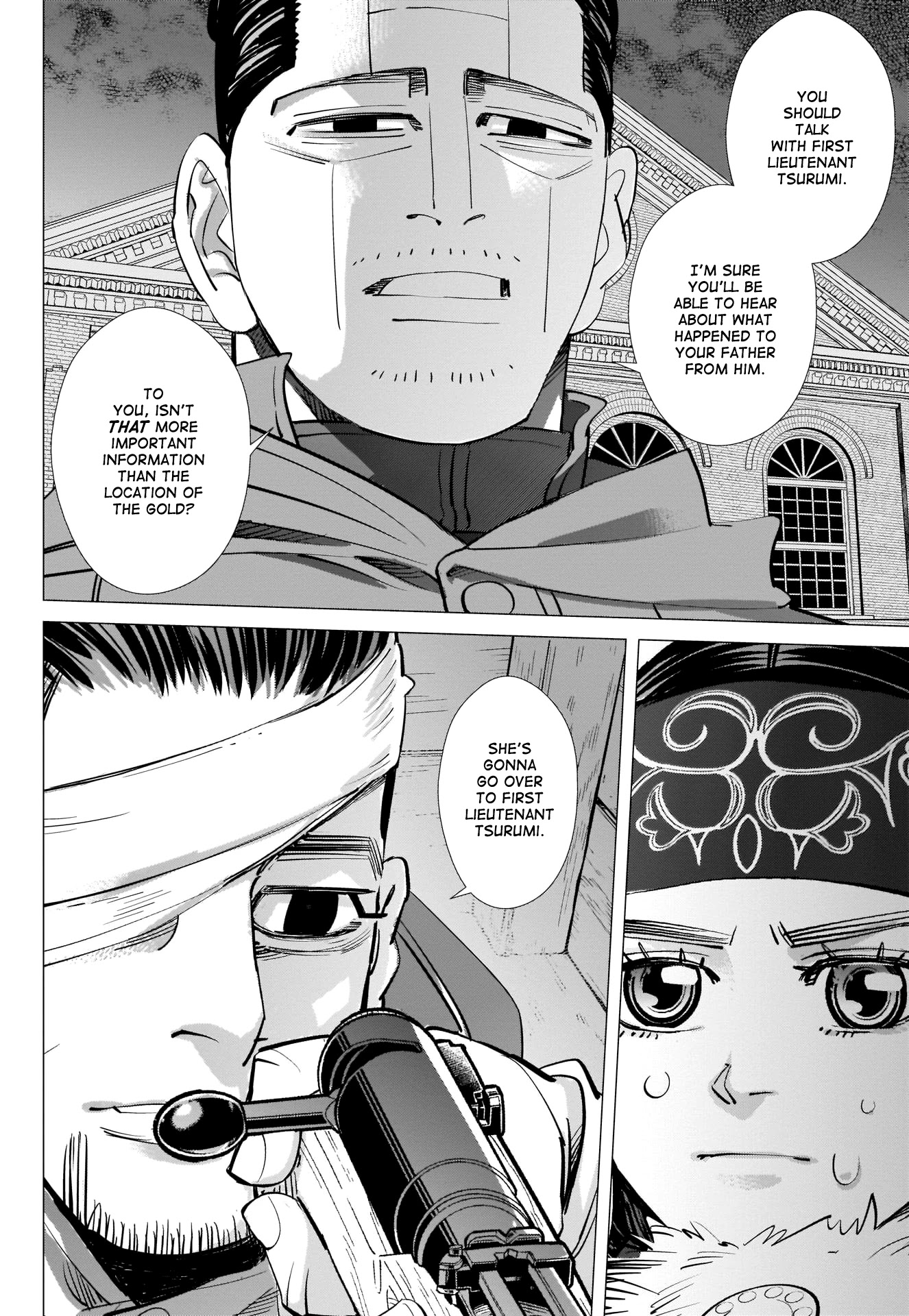 Golden Kamui Chapter 252 page 16 - Chapter 252: The Beer Storage Room