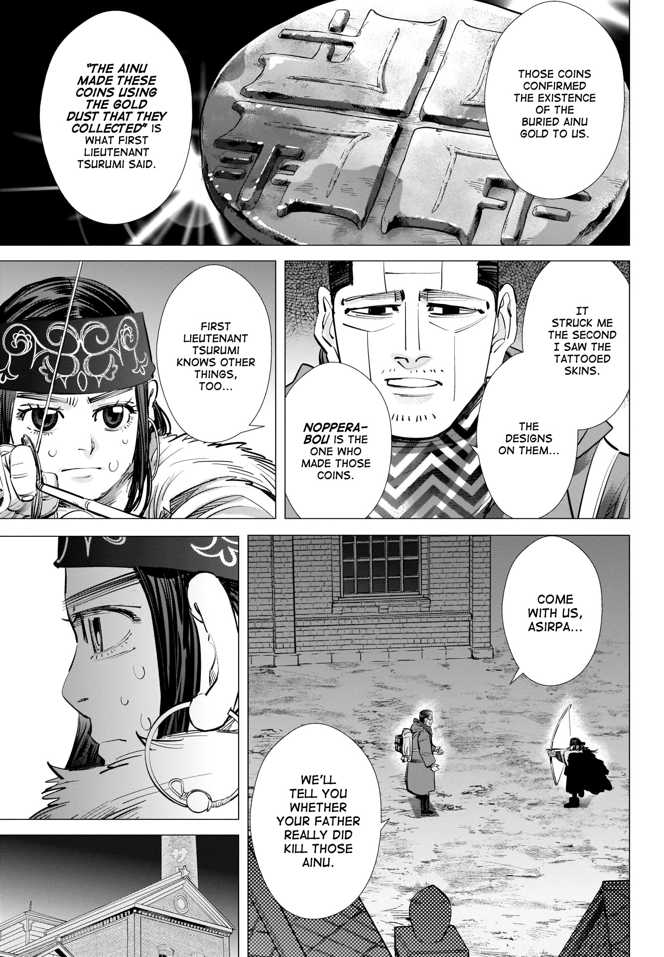 Golden Kamui Chapter 253 page 9 - Chapter 253: Her Father's Sullied Name