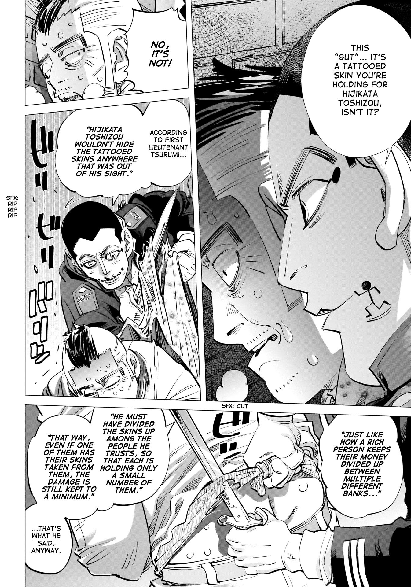 Golden Kamui Chapter 254 page 7 - Chapter 254: Cornered Rat