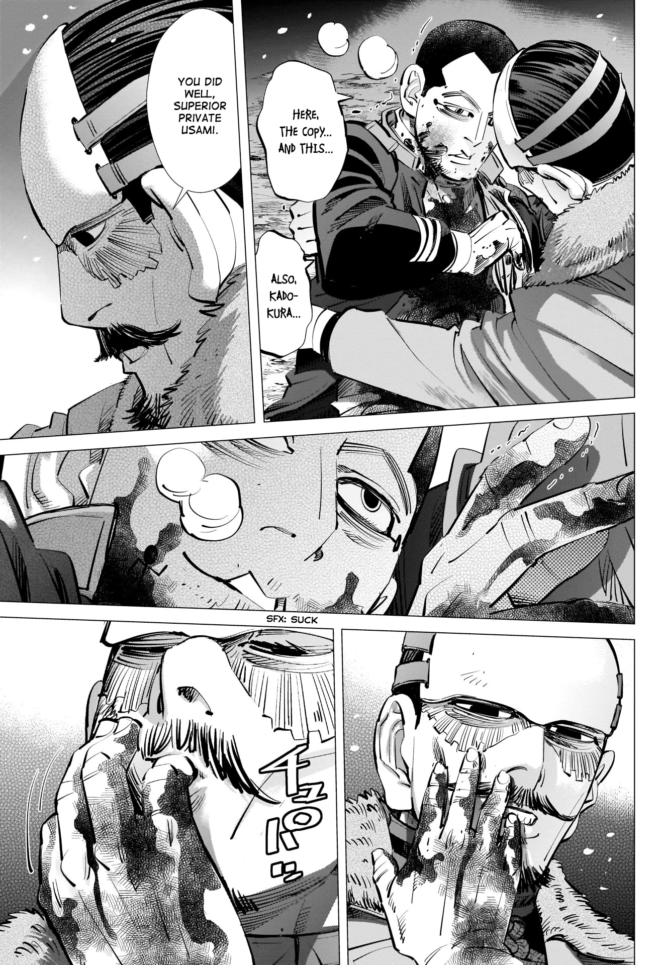 Golden Kamui Chapter 256 page 15 - Chapter 256: Tokushirou's Number One
