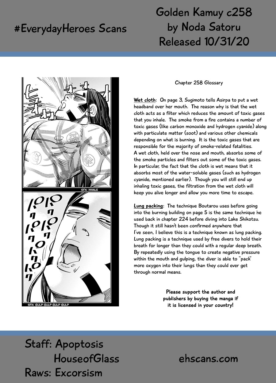 Golden Kamui Chapter 258 page 19 - Chapter 258: Burden