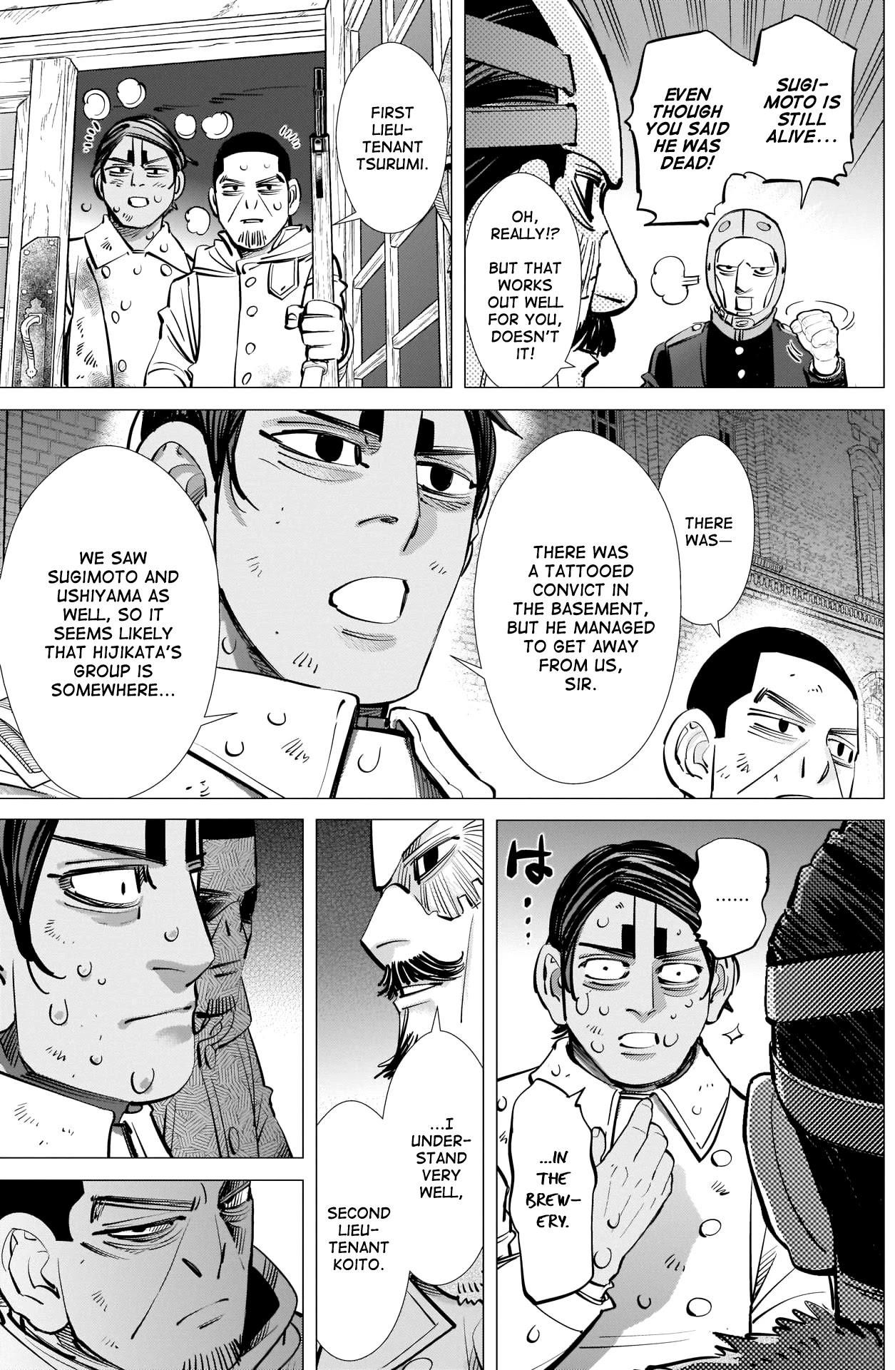 Golden Kamui Chapter 260 page 11 - Chapter 260: Guard at Any Cost