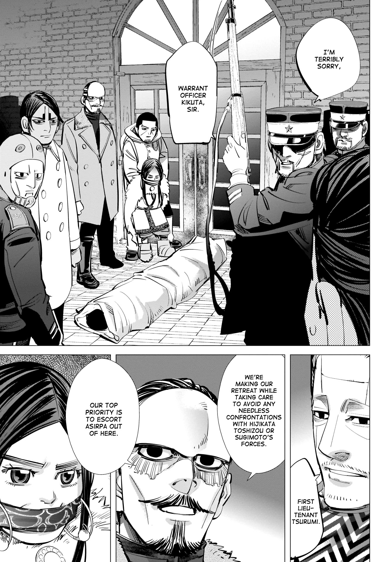 Golden Kamui Chapter 261 page 3 - Chapter 261: Fire Brigade