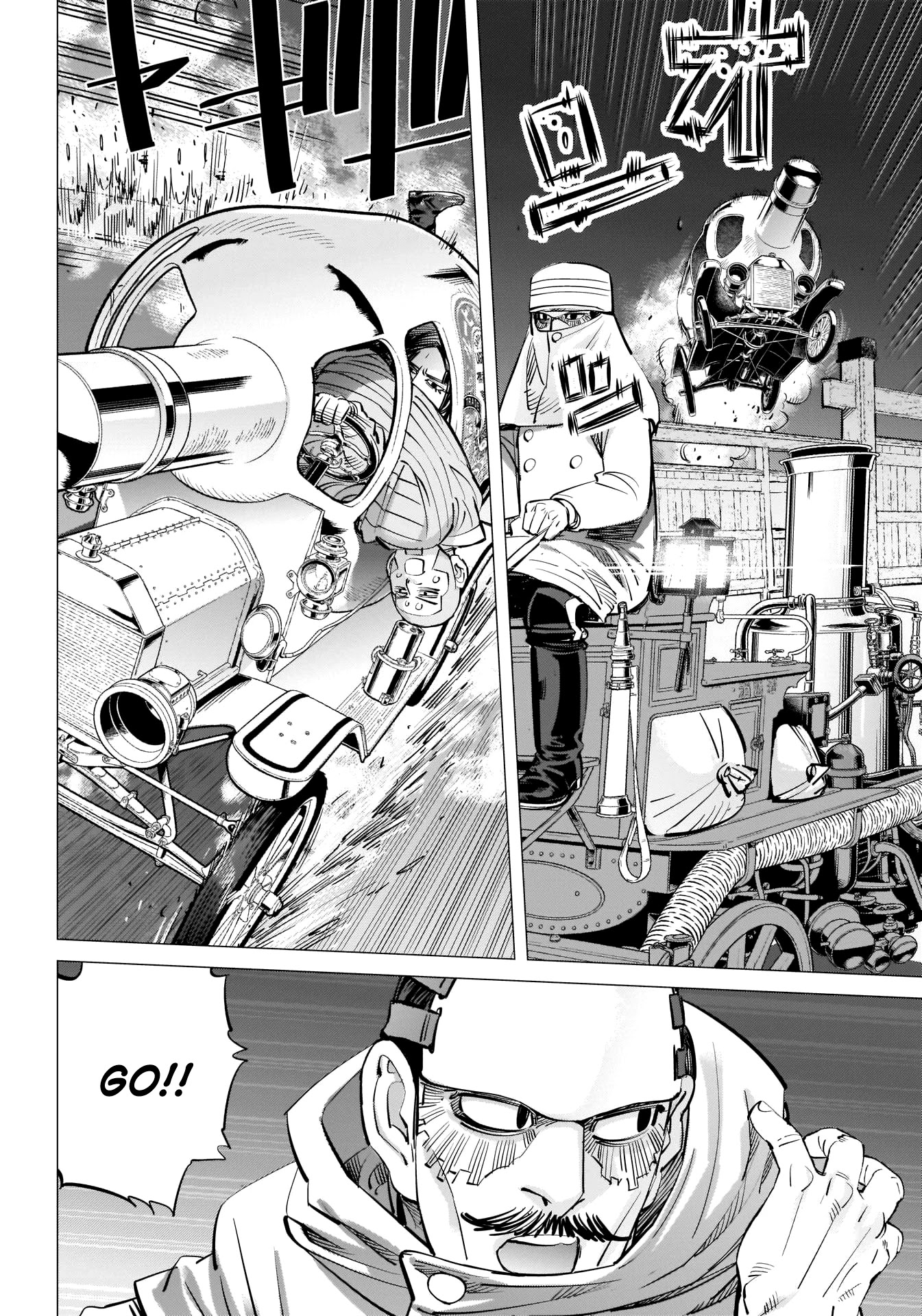 Golden Kamui Chapter 262 page 11 - Chapter 262: The Sapporo Beer Car Chase