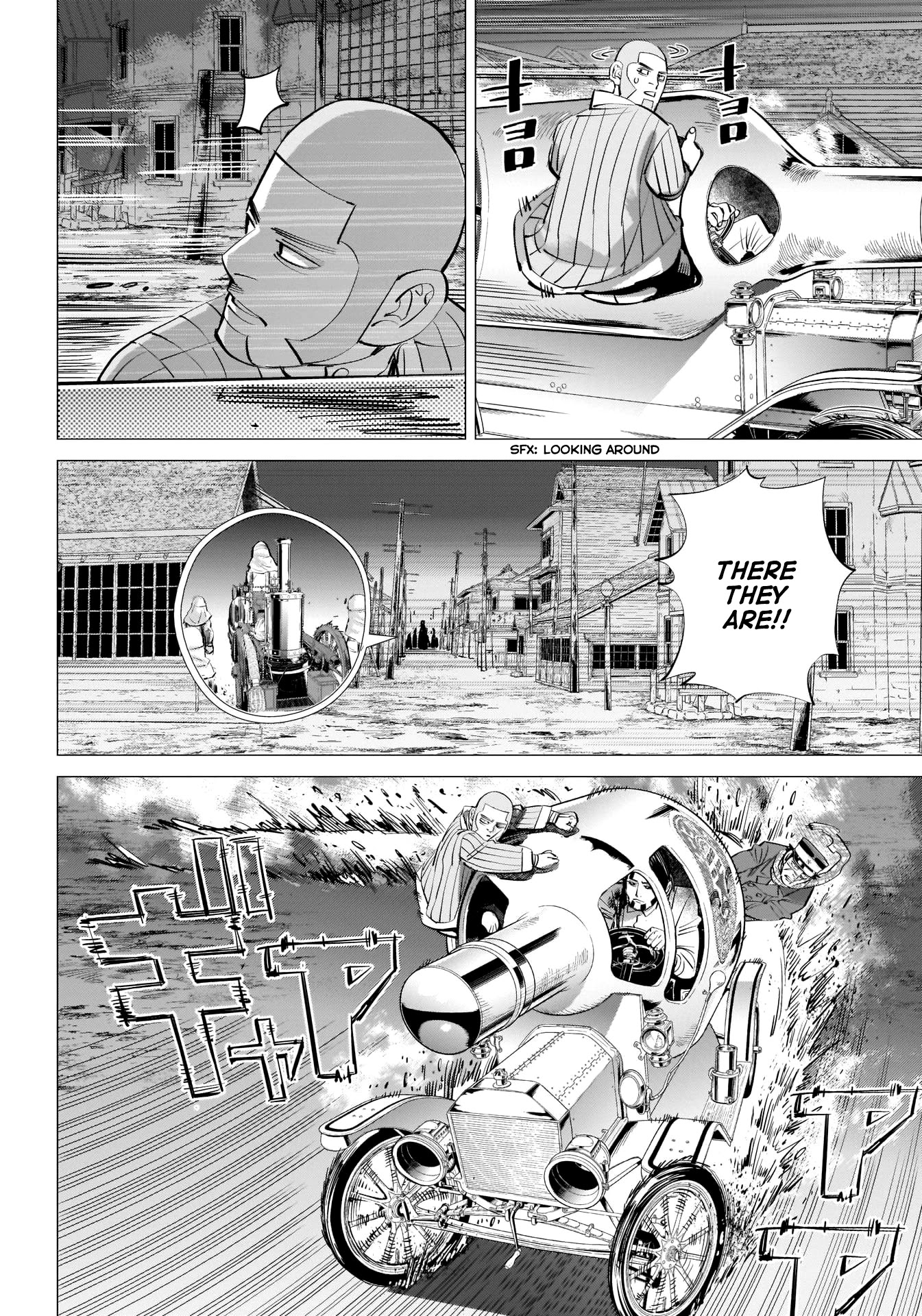 Golden Kamui Chapter 262 page 5 - Chapter 262: The Sapporo Beer Car Chase