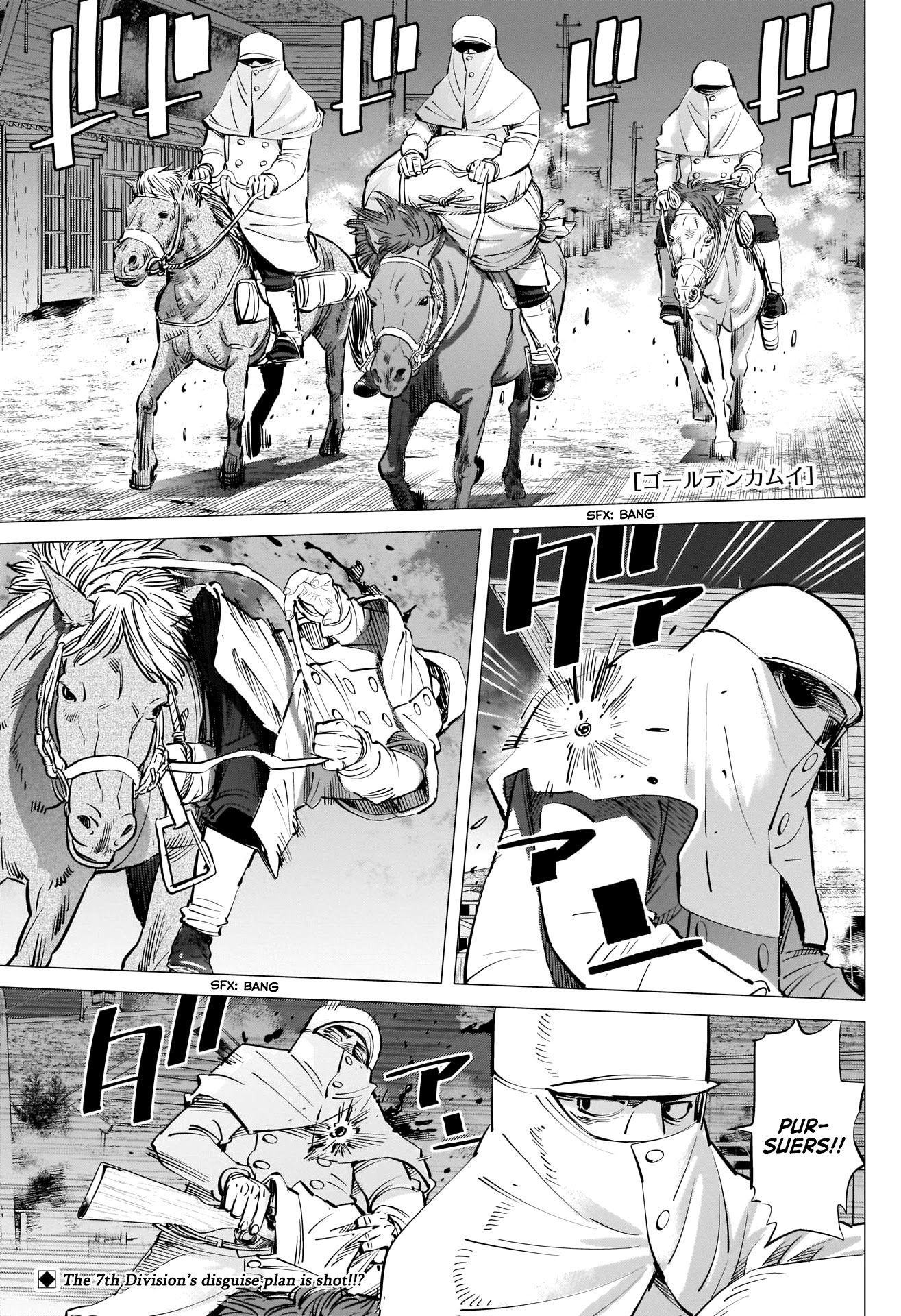 Golden Kamui Chapter 263 page 1 - Chapter 263: Oosawa Fusatarou, Also Known as Boutarou the Pirate