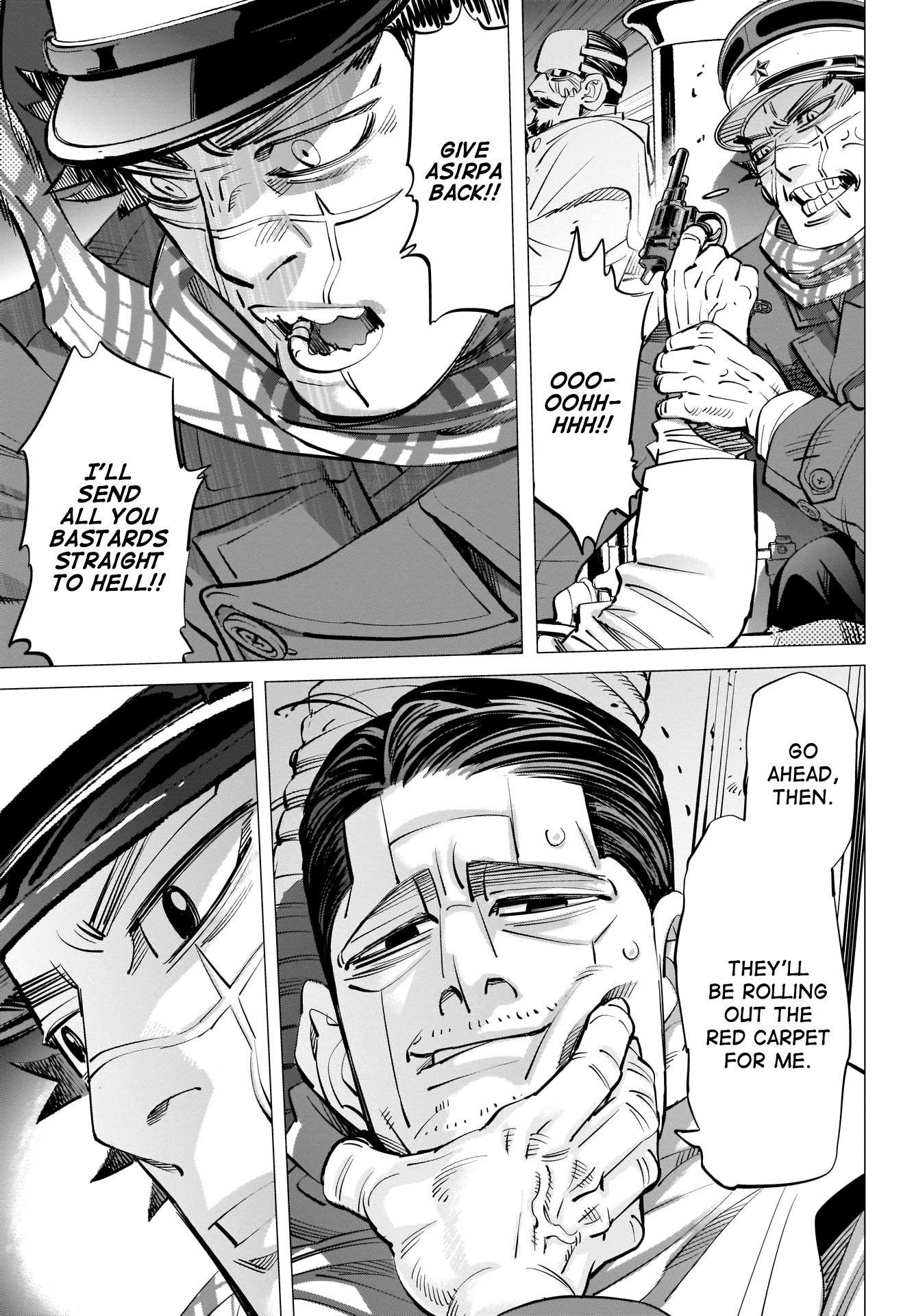 Golden Kamui Chapter 263 page 13 - Chapter 263: Oosawa Fusatarou, Also Known as Boutarou the Pirate