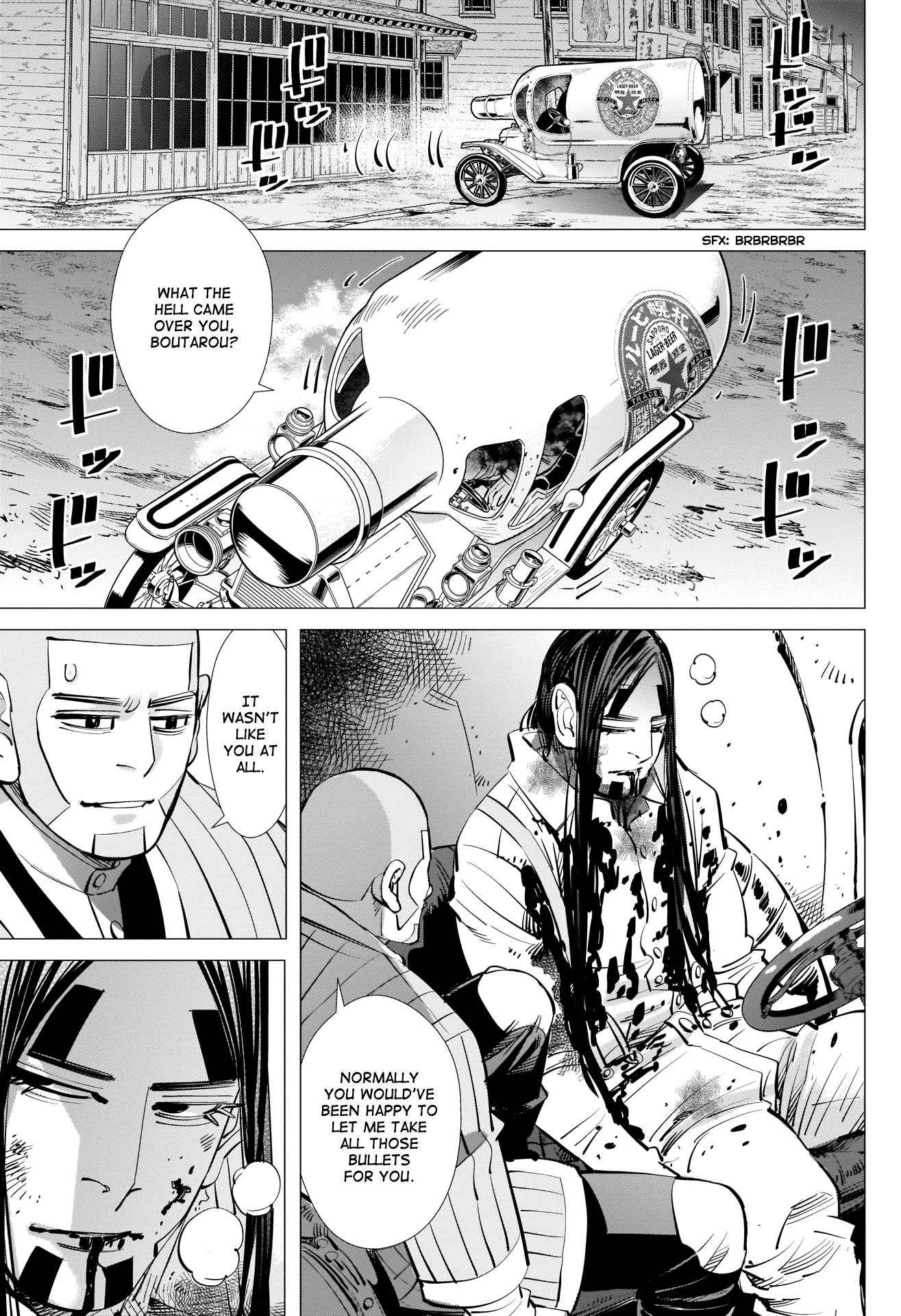 Golden Kamui Chapter 263 page 7 - Chapter 263: Oosawa Fusatarou, Also Known as Boutarou the Pirate