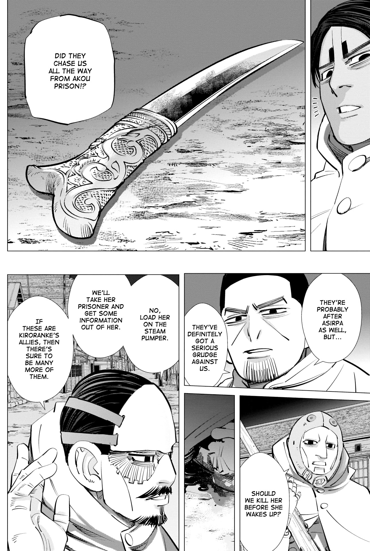 Golden Kamui Chapter 264 page 10 - Chapter 264: The Woman He Saw at the Hospital in Otaru