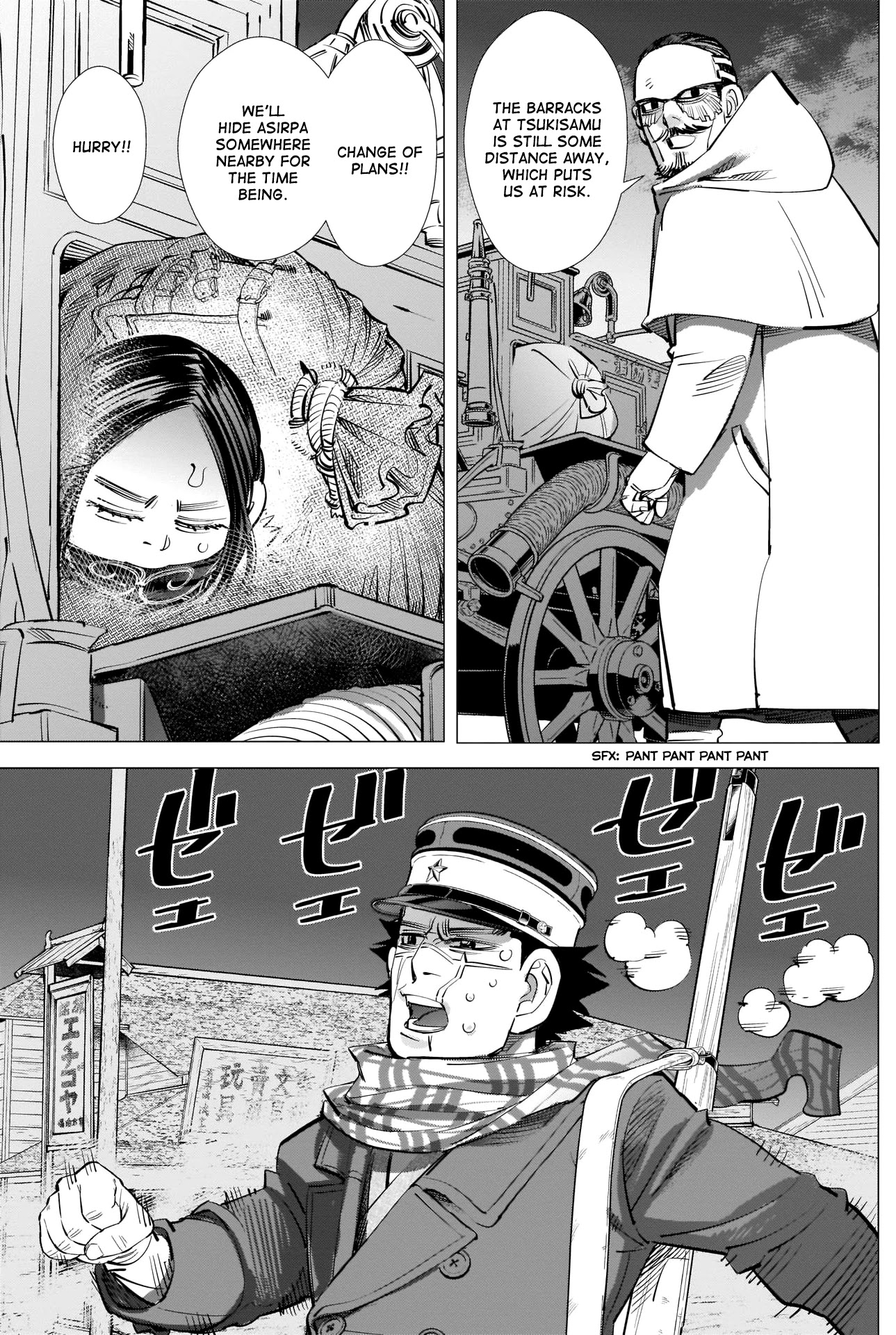 Golden Kamui Chapter 264 page 11 - Chapter 264: The Woman He Saw at the Hospital in Otaru