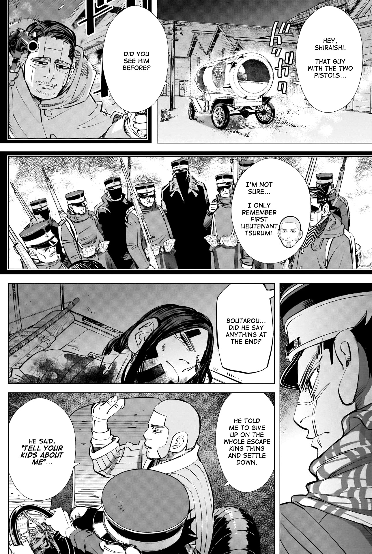 Golden Kamui Chapter 264 page 14 - Chapter 264: The Woman He Saw at the Hospital in Otaru