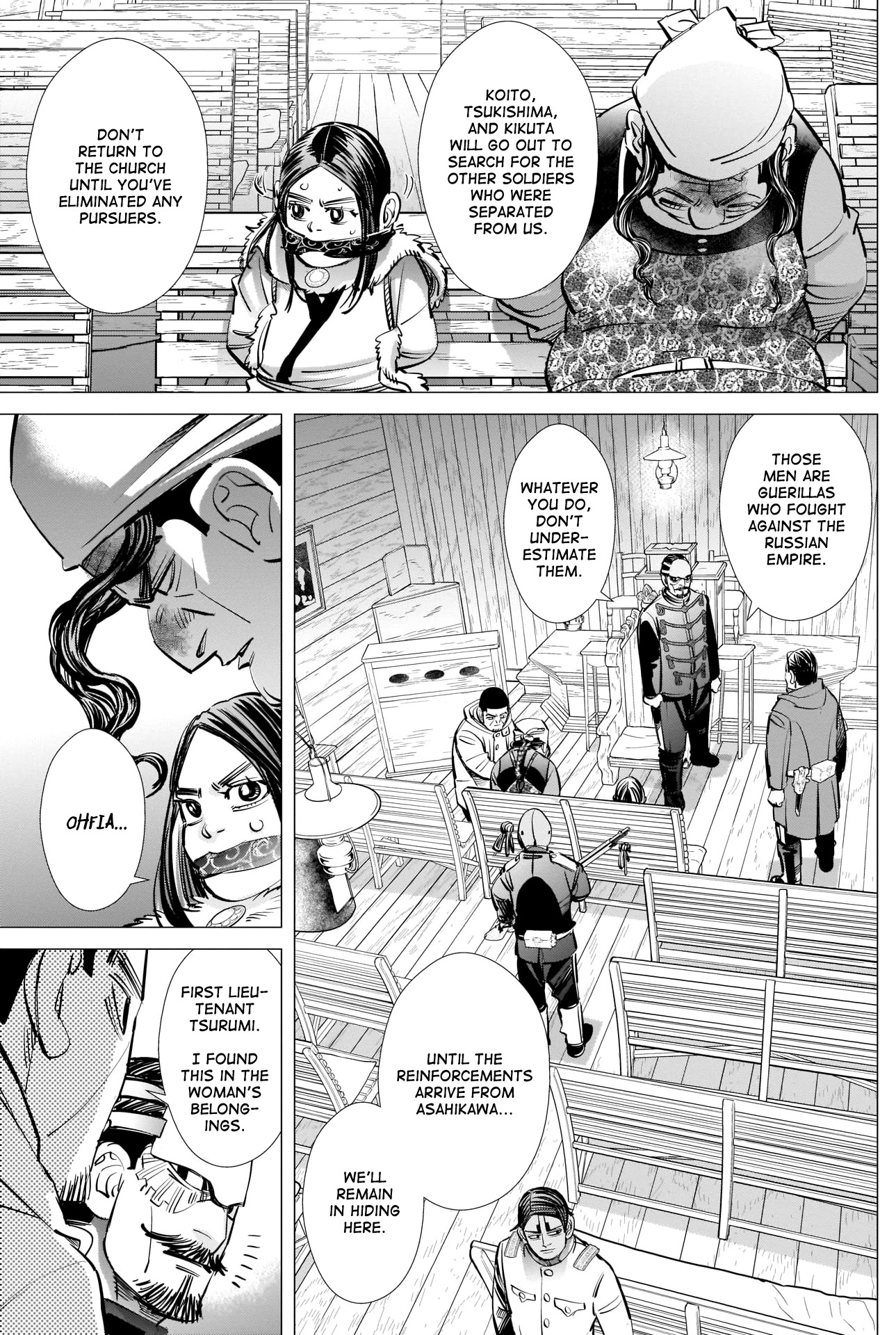Golden Kamui Chapter 264 page 17 - Chapter 264: The Woman He Saw at the Hospital in Otaru