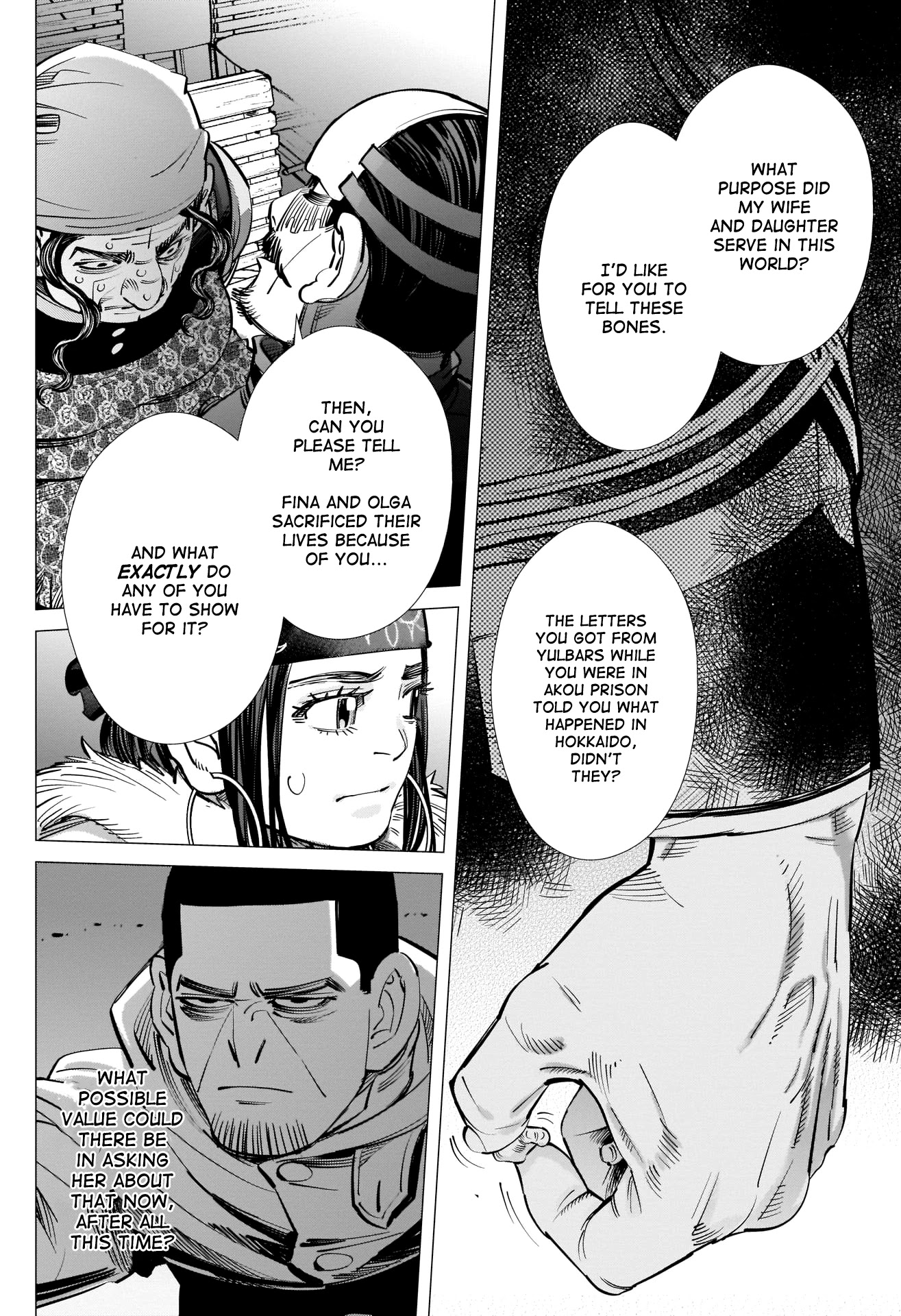 Golden Kamui Chapter 266 page 14 - Chapter 266: Pinky Finger Bones