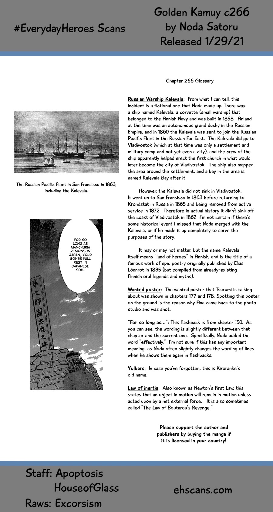 Golden Kamui Chapter 266 page 19 - Chapter 266: Pinky Finger Bones