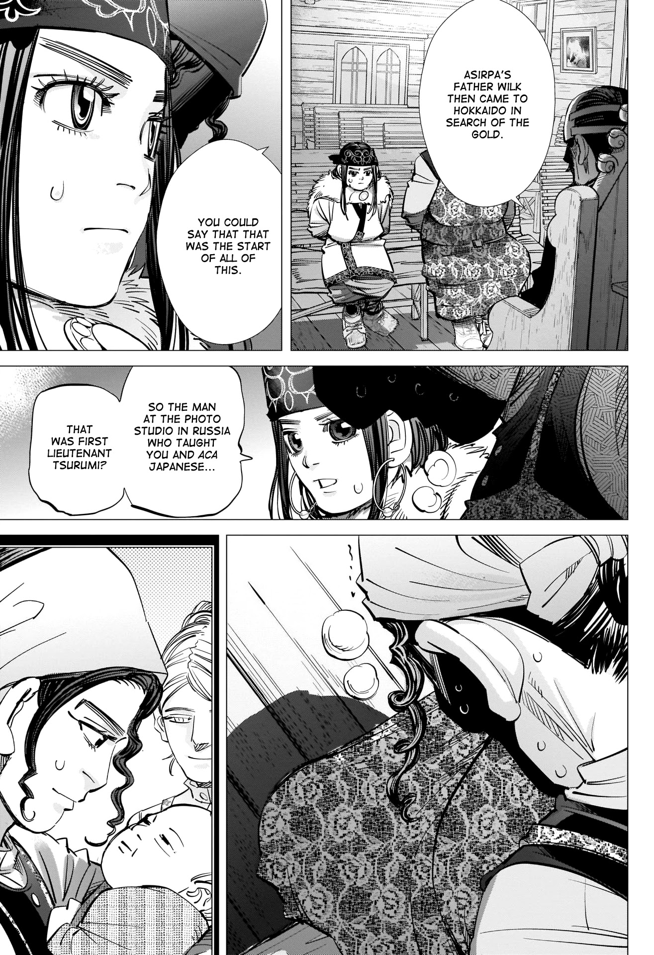 Golden Kamui Chapter 266 page 9 - Chapter 266: Pinky Finger Bones