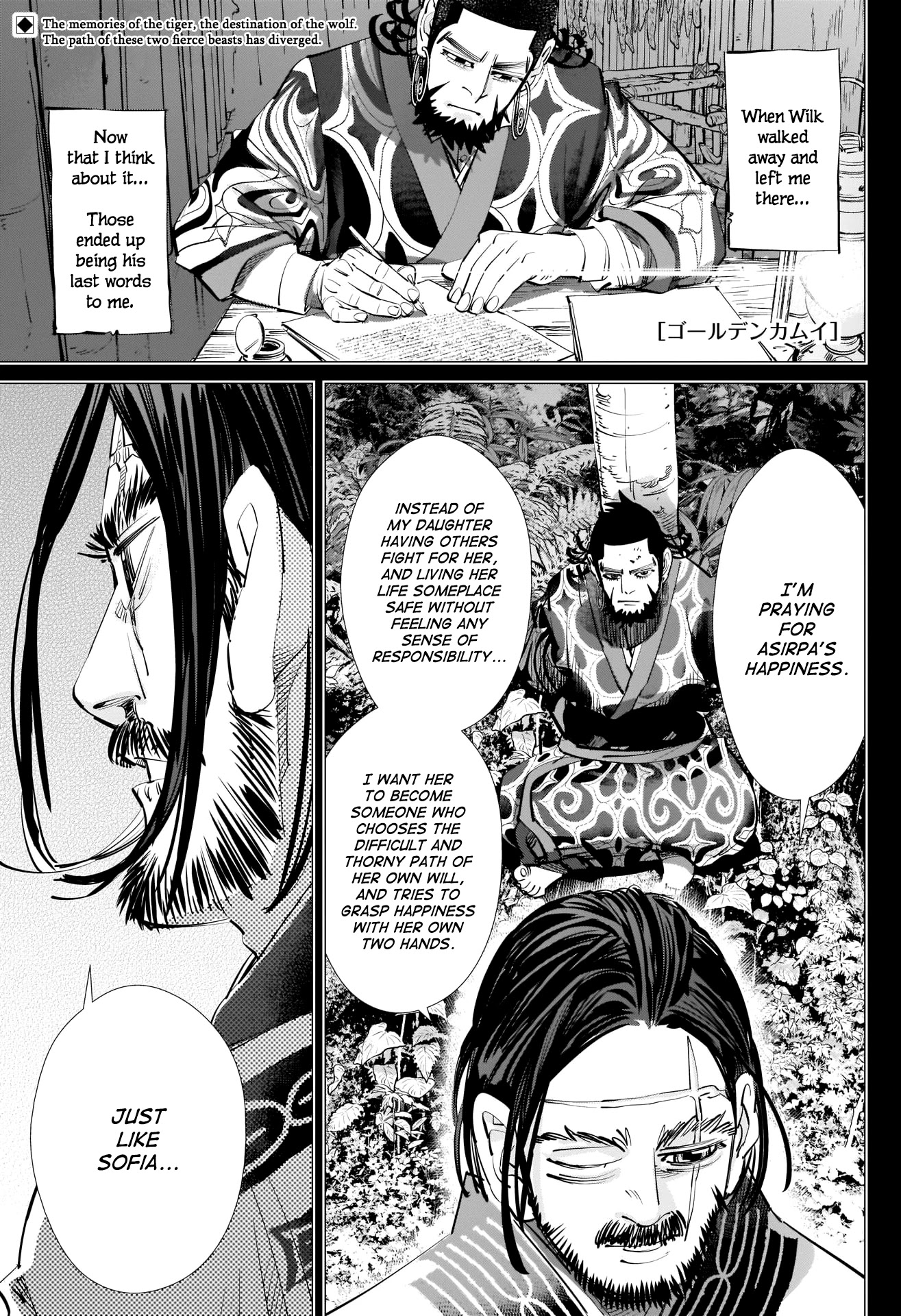 Golden Kamui Chapter 268 page 1 - Chapter 268: A Single Poison Arrow