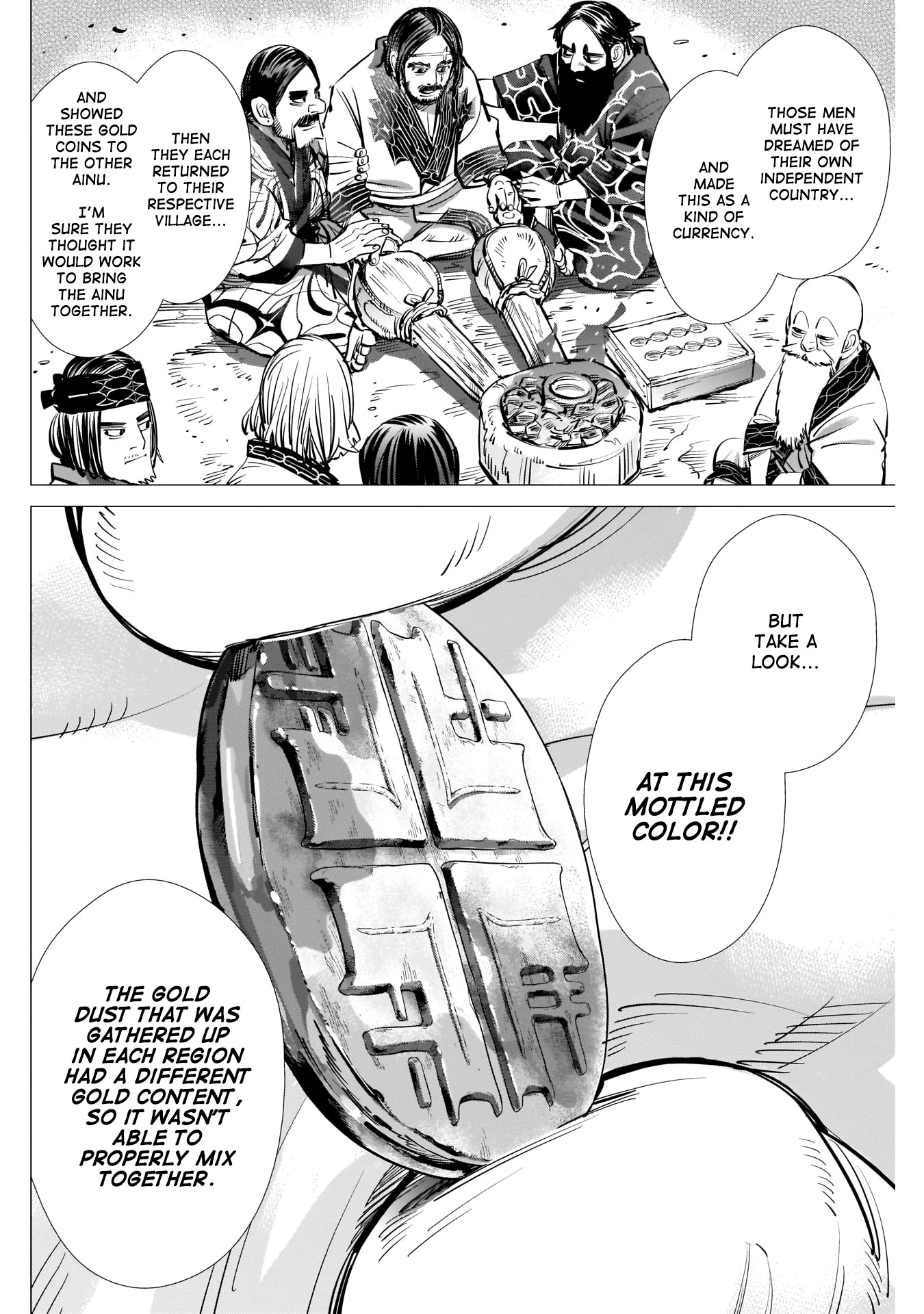 Golden Kamui Chapter 271 page 6 - Chapter 271: A Mottled Gold Coin