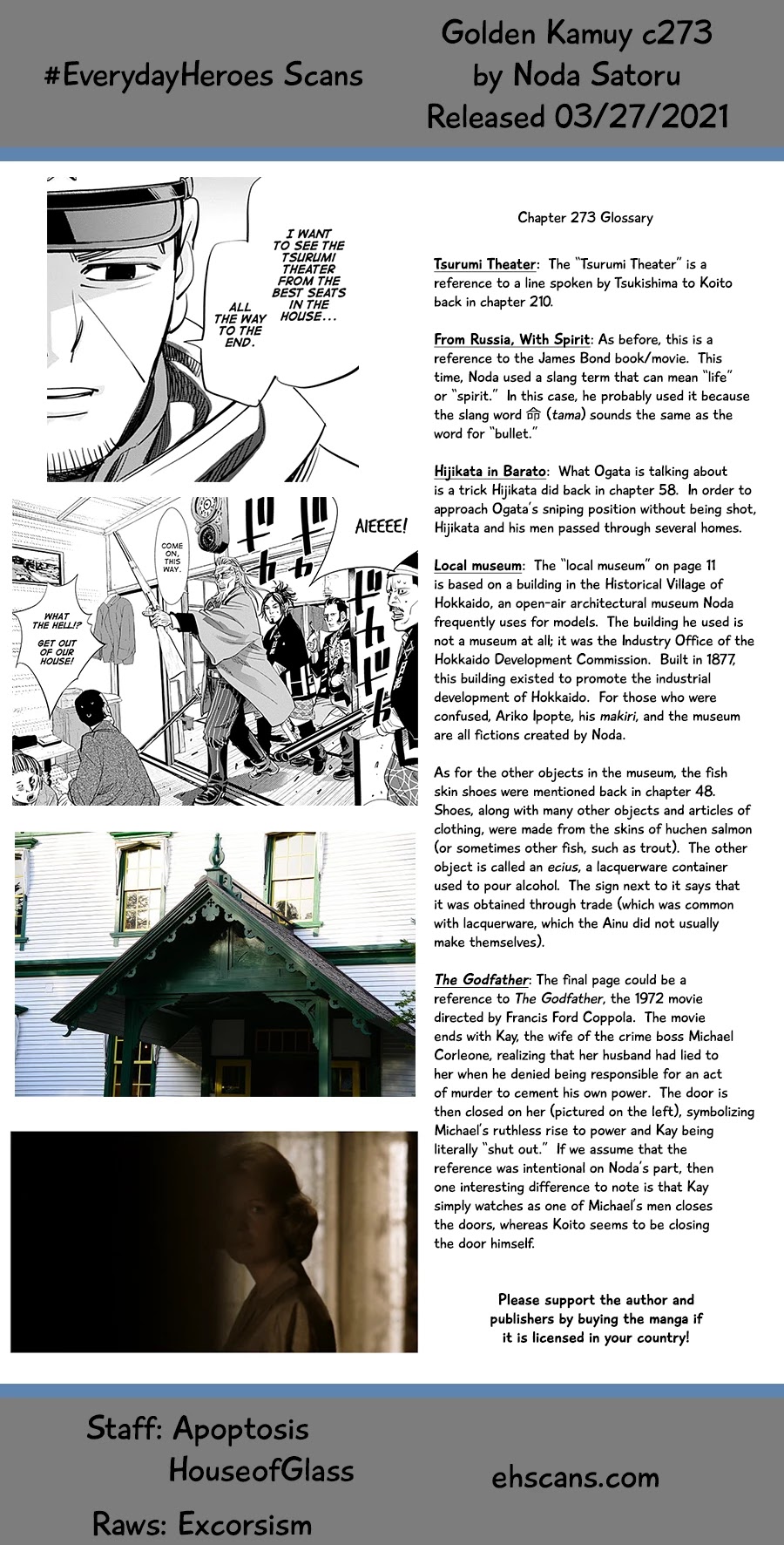 Golden Kamui Chapter 273 page 19 - Chapter 273