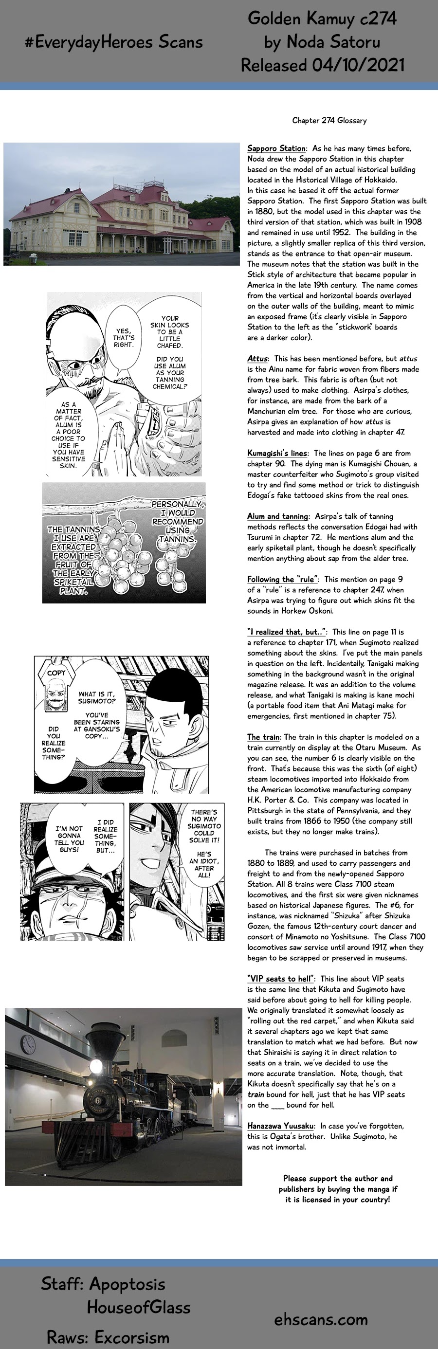 Golden Kamui Chapter 274 page 19 - Chapter 274