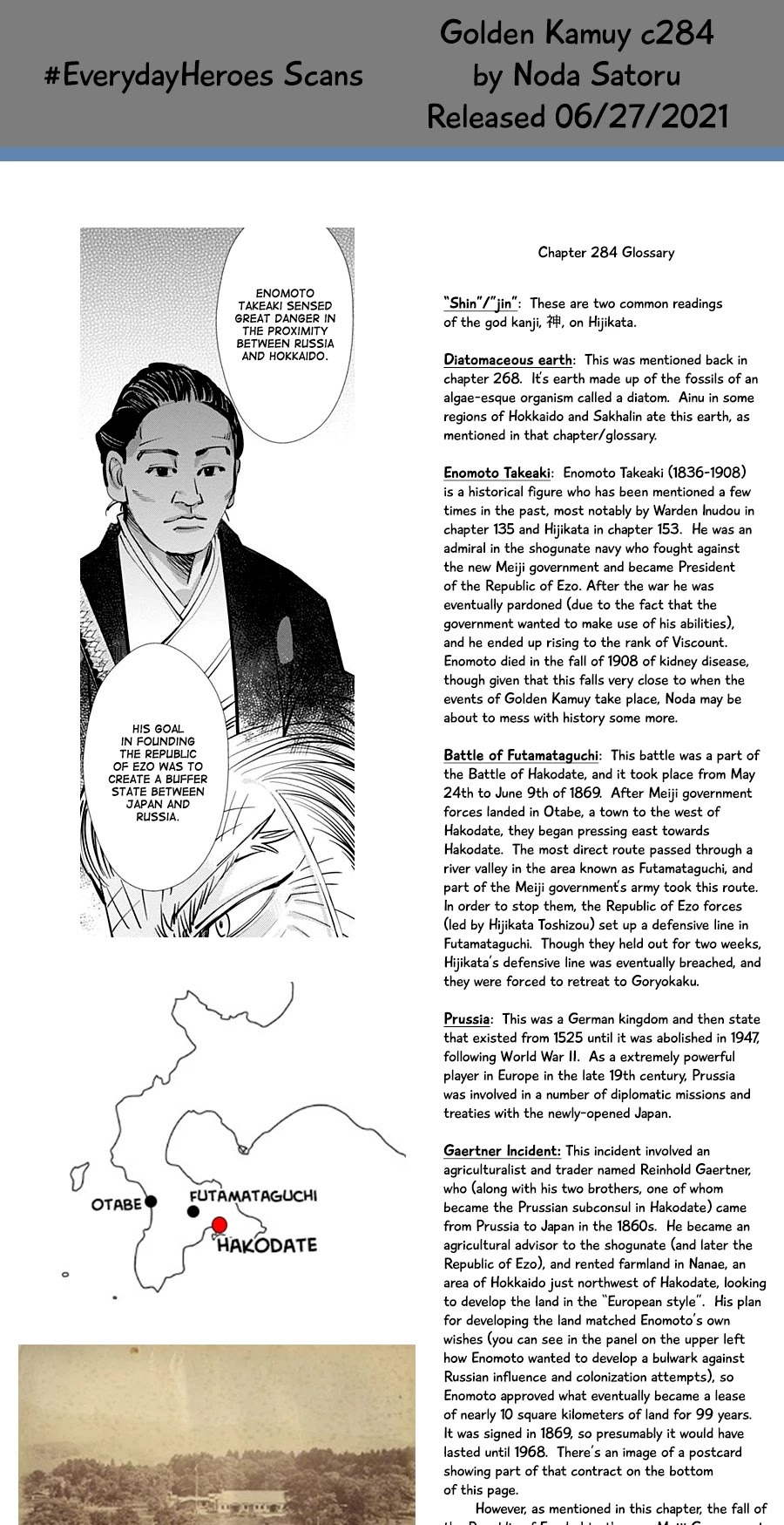 Golden Kamui Chapter 284 page 18 - Chapter 284