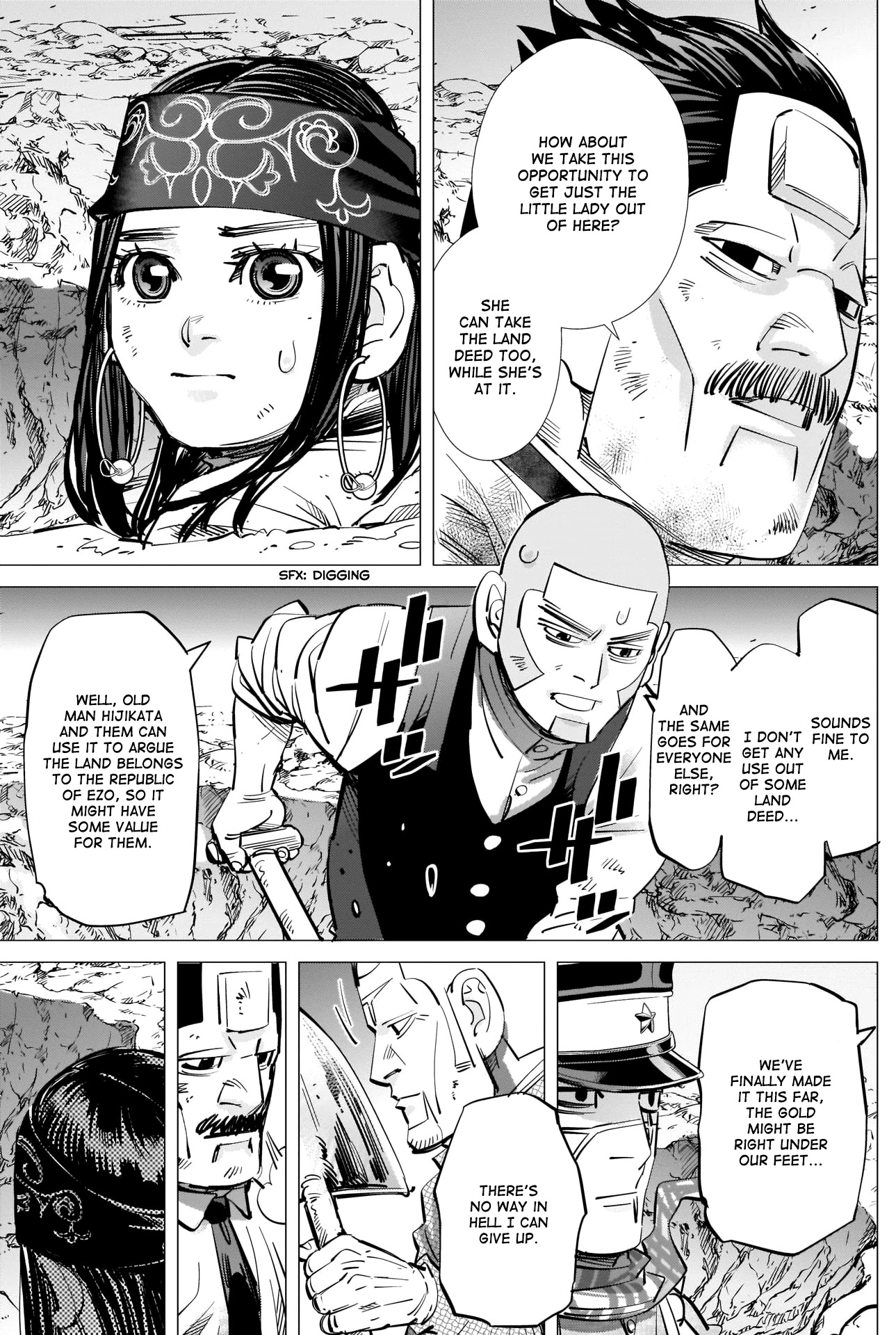 Golden Kamui Chapter 286 page 11 - Chapter 286: Time Limit
