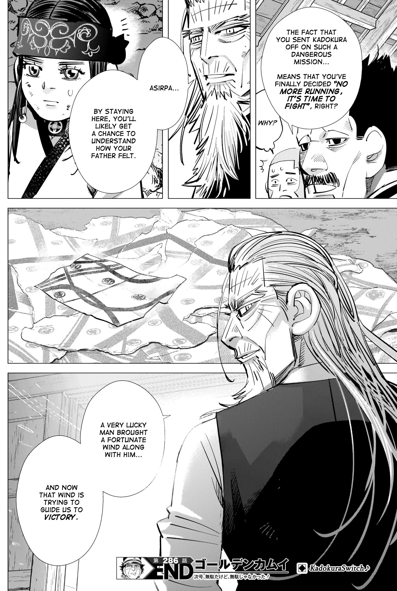 Golden Kamui Chapter 286 page 18 - Chapter 286: Time Limit
