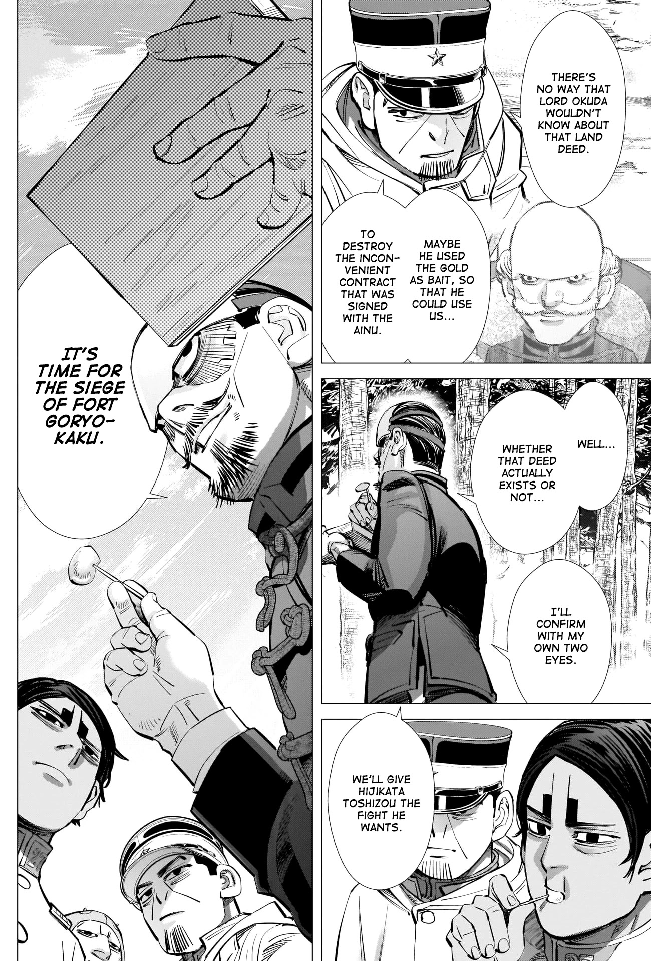 Golden Kamui Chapter 287 page 6 - Chapter 287: Kadokura's Horse