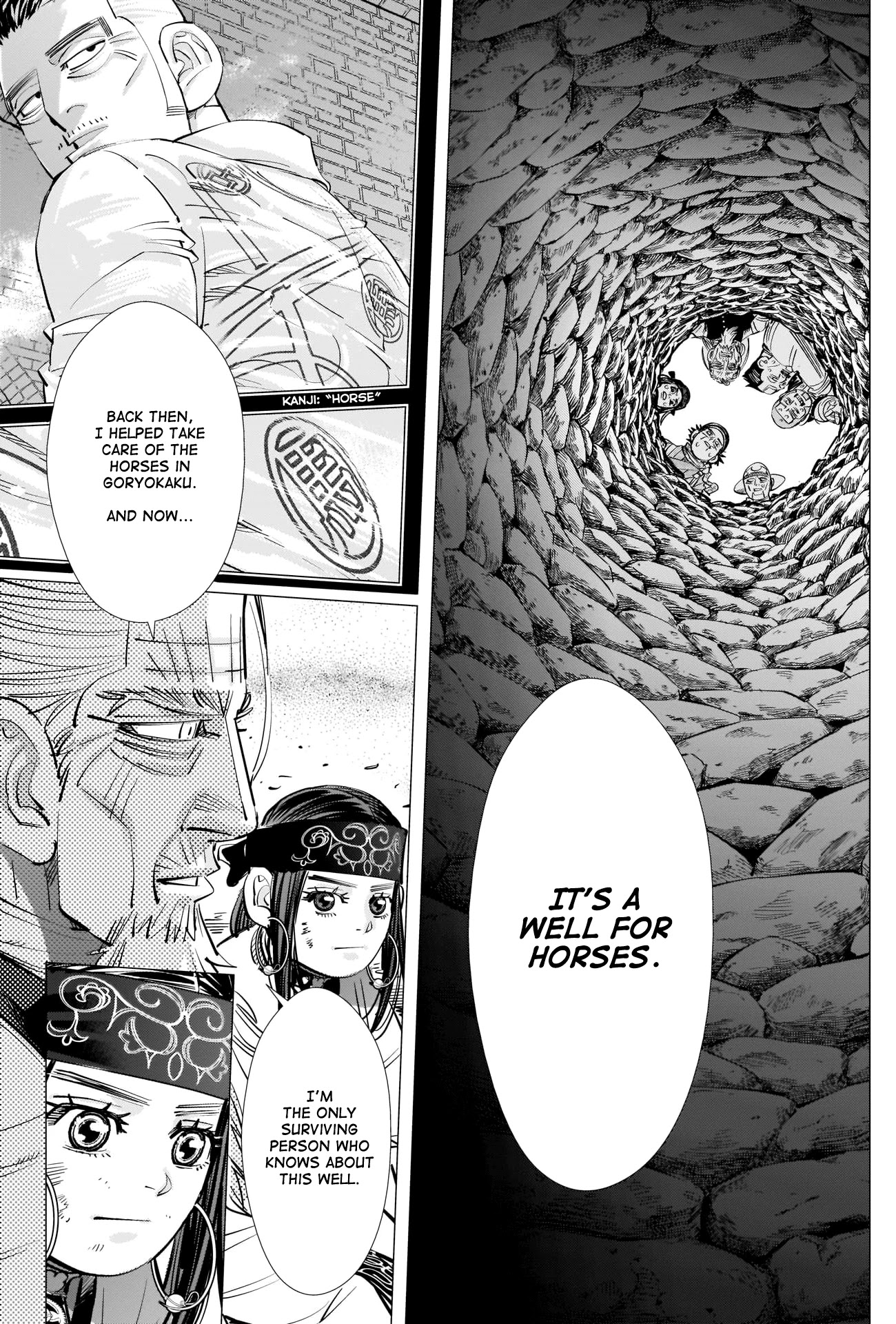 Golden Kamui Chapter 287 page 9 - Chapter 287: Kadokura's Horse