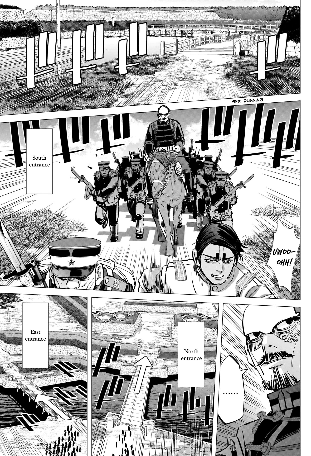 Golden Kamui Chapter 289 page 14 - Chapter 289: The Siege of Goryokaku