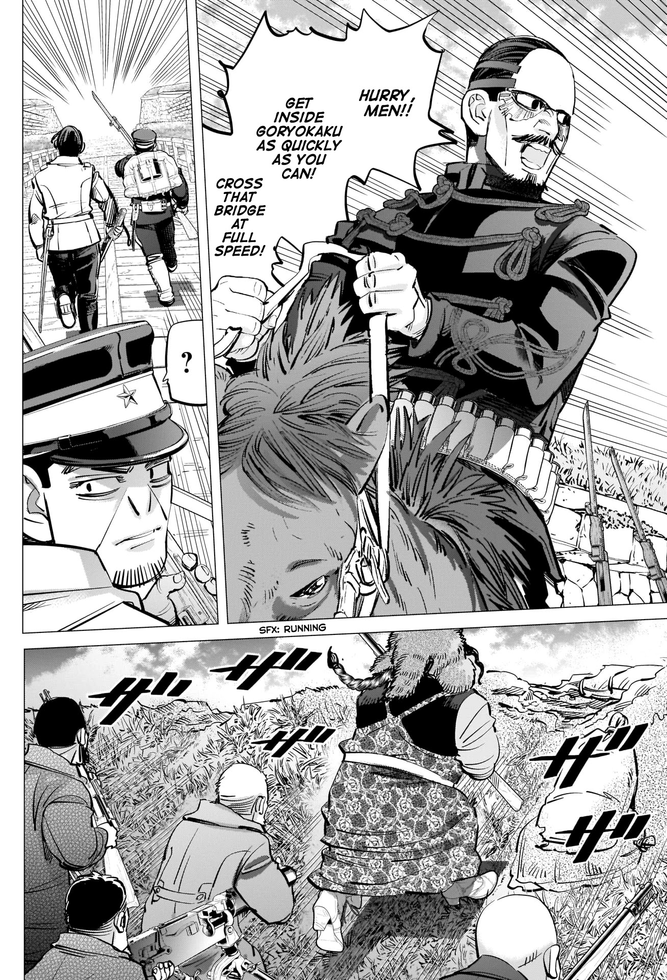 Golden Kamui Chapter 289 page 15 - Chapter 289: The Siege of Goryokaku