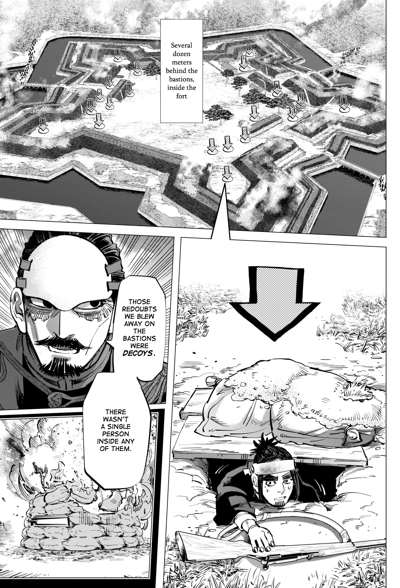 Golden Kamui Chapter 289 page 16 - Chapter 289: The Siege of Goryokaku