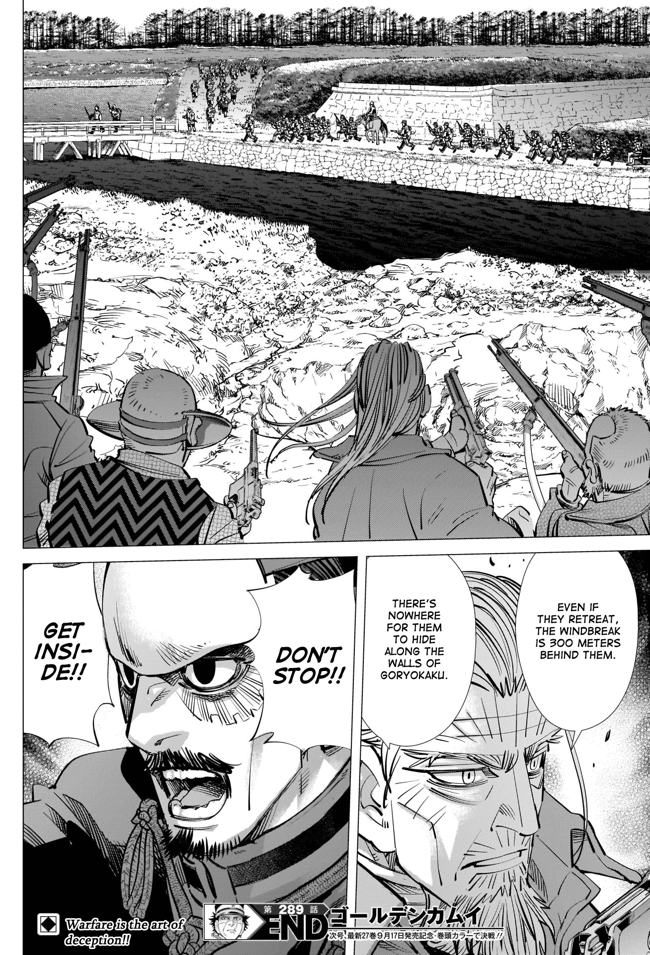 Golden Kamui Chapter 289 page 17 - Chapter 289: The Siege of Goryokaku