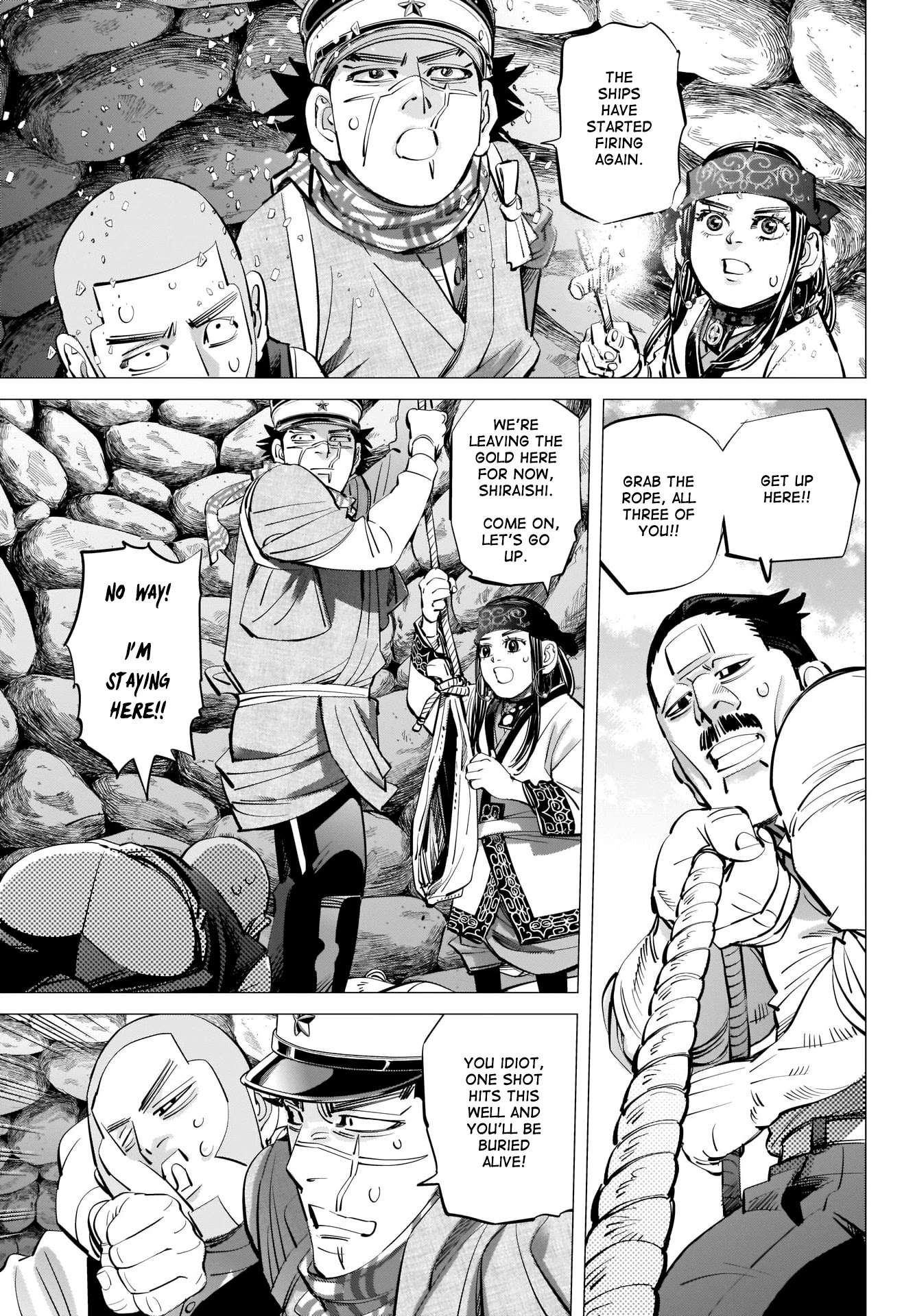 Golden Kamui Chapter 289 page 3 - Chapter 289: The Siege of Goryokaku