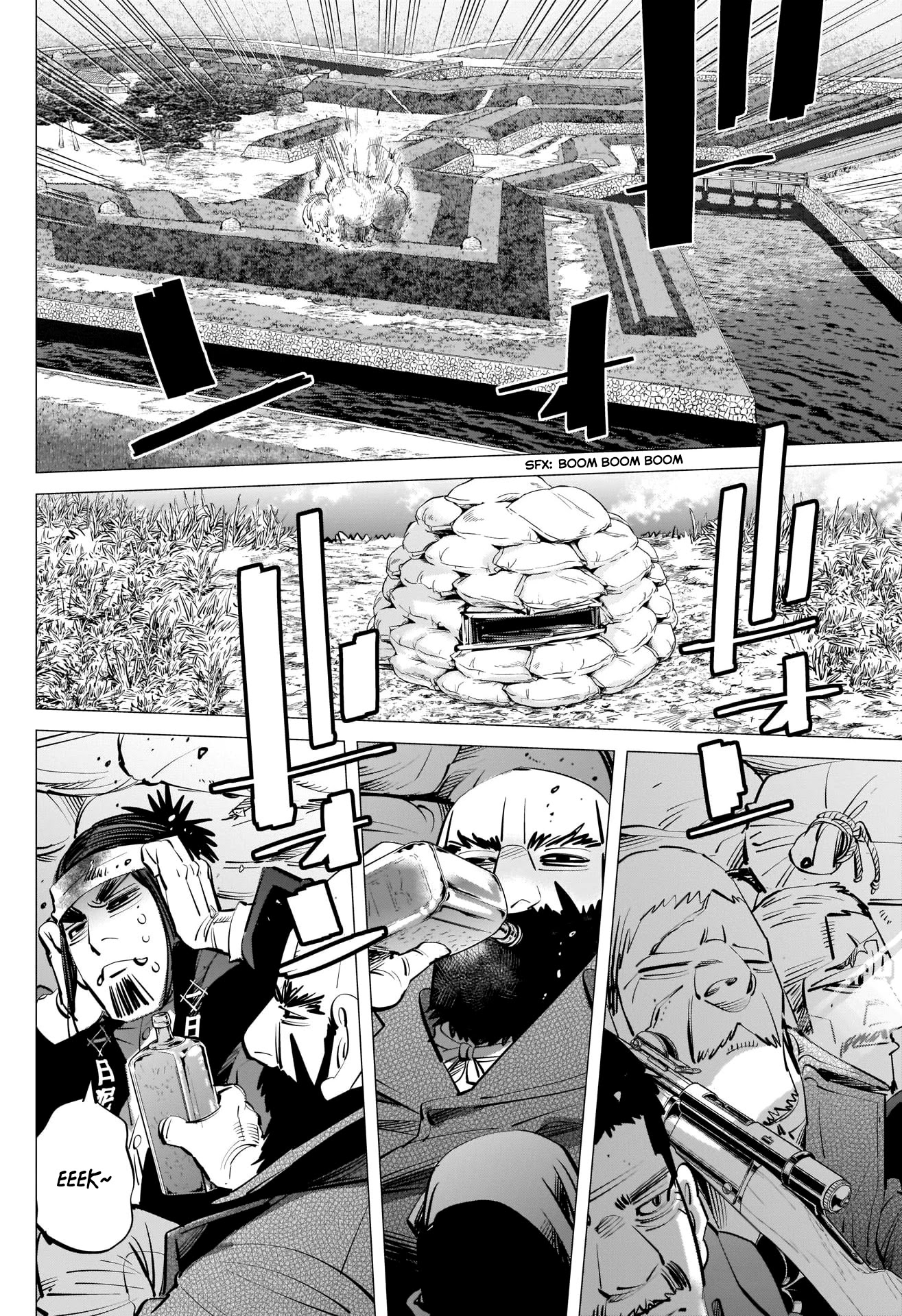 Golden Kamui Chapter 289 page 4 - Chapter 289: The Siege of Goryokaku